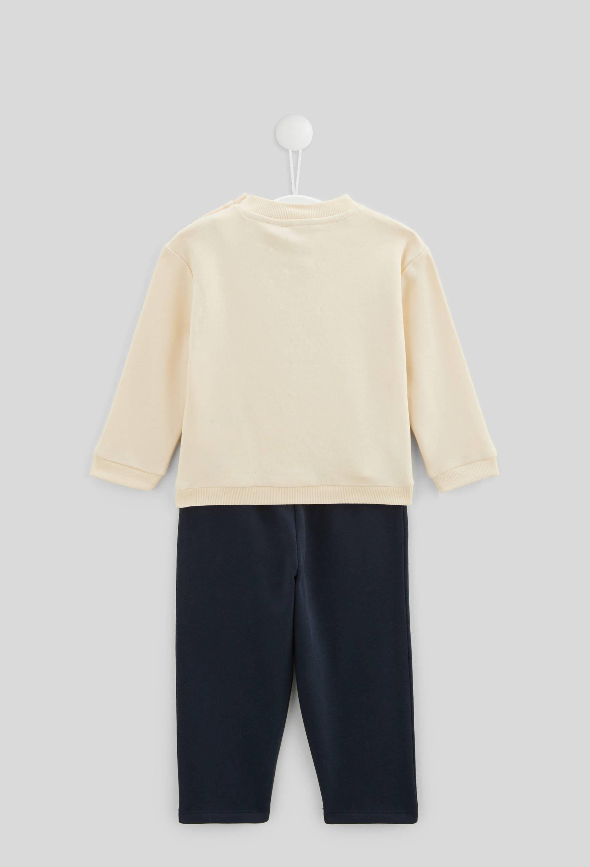 Pyjama long deux pi&egrave;ces, Beige clair, large image number 1