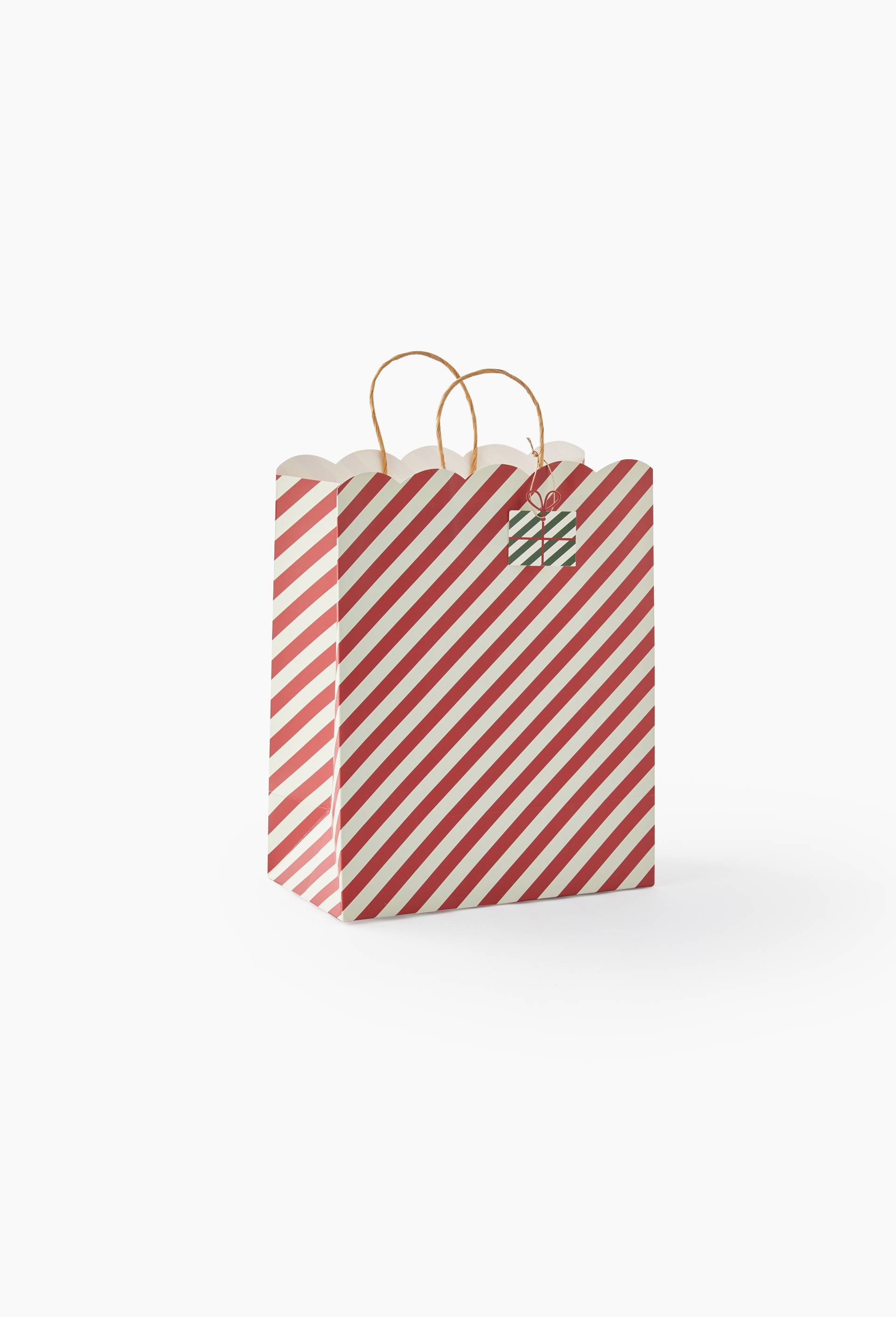Sac cadeau, taille L, Rouge, large image number 1