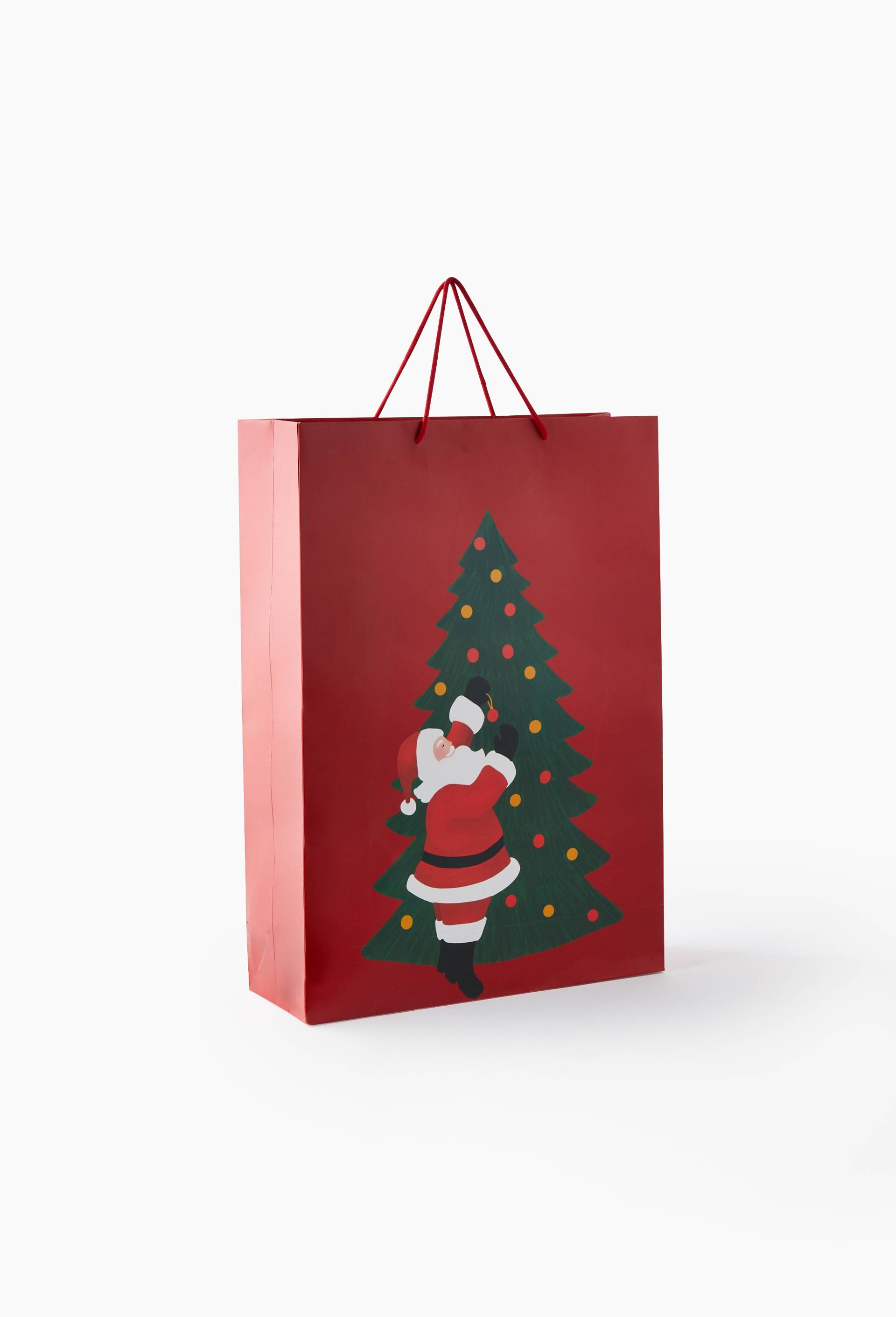 Sac cadeau, Rouge, large image number 0
