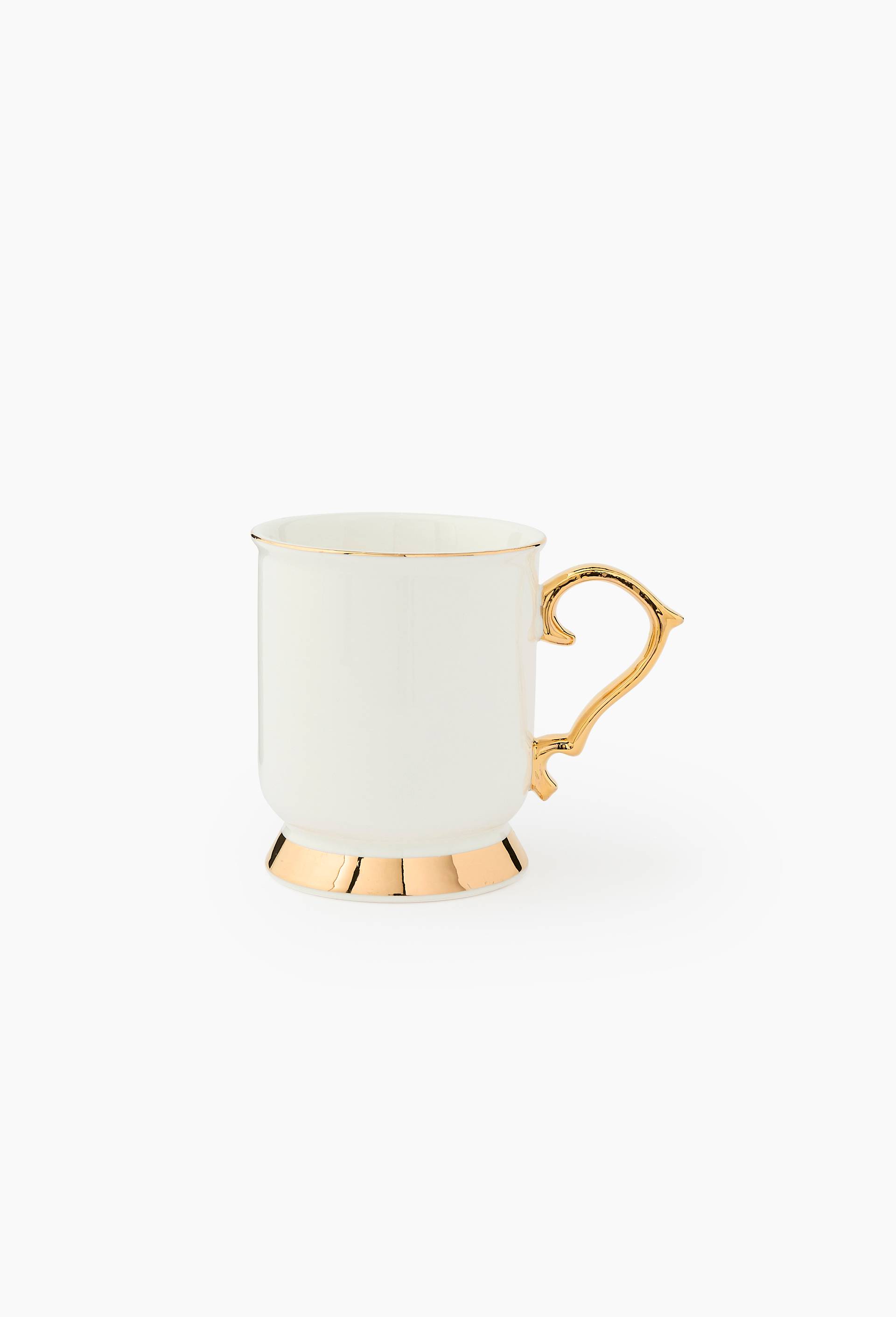 Mug finition anse dor&eacute;e, 42cl, Or, large image number 0