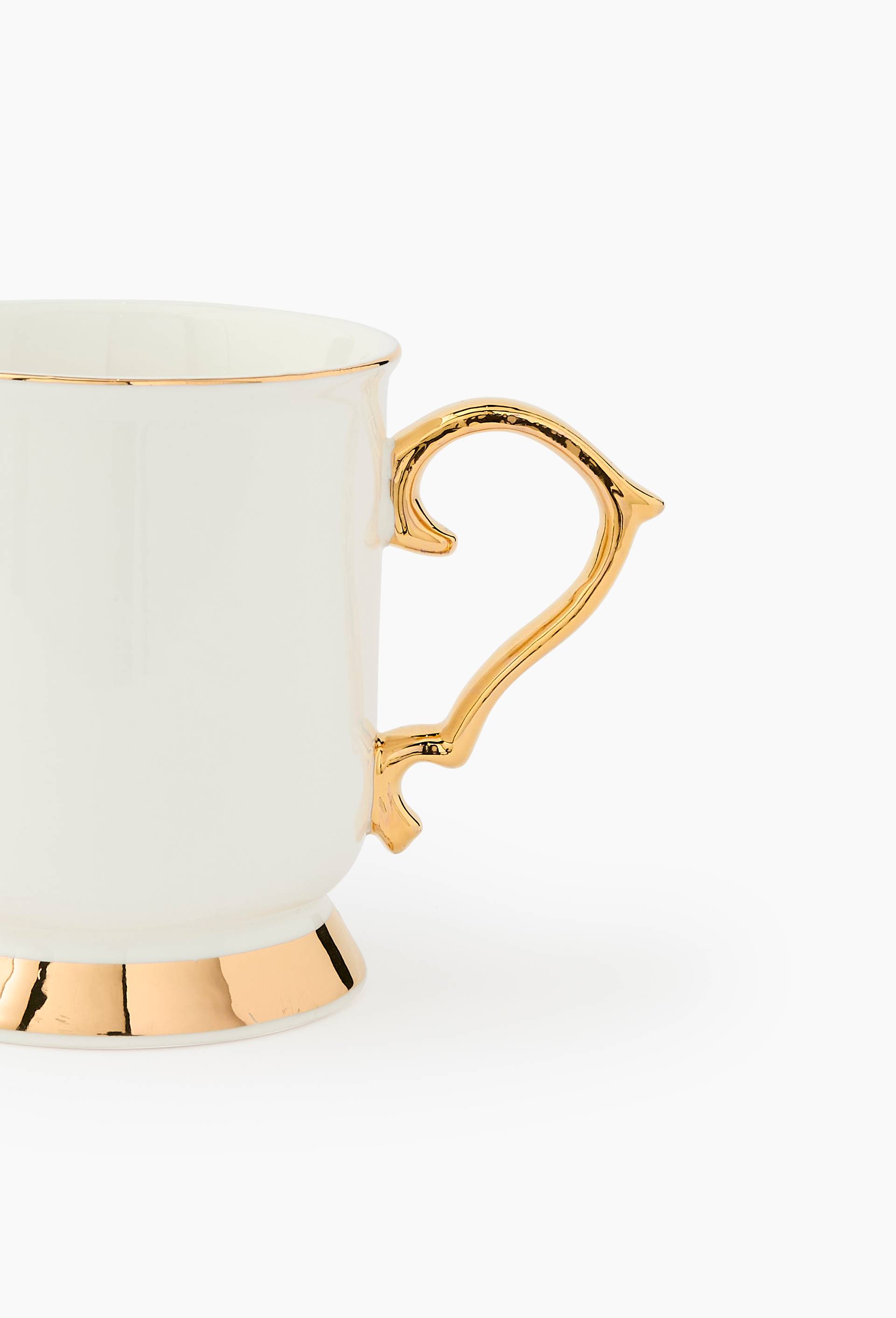 Mug finition anse dor&eacute;e, 42cl, Or, large image number 1.0