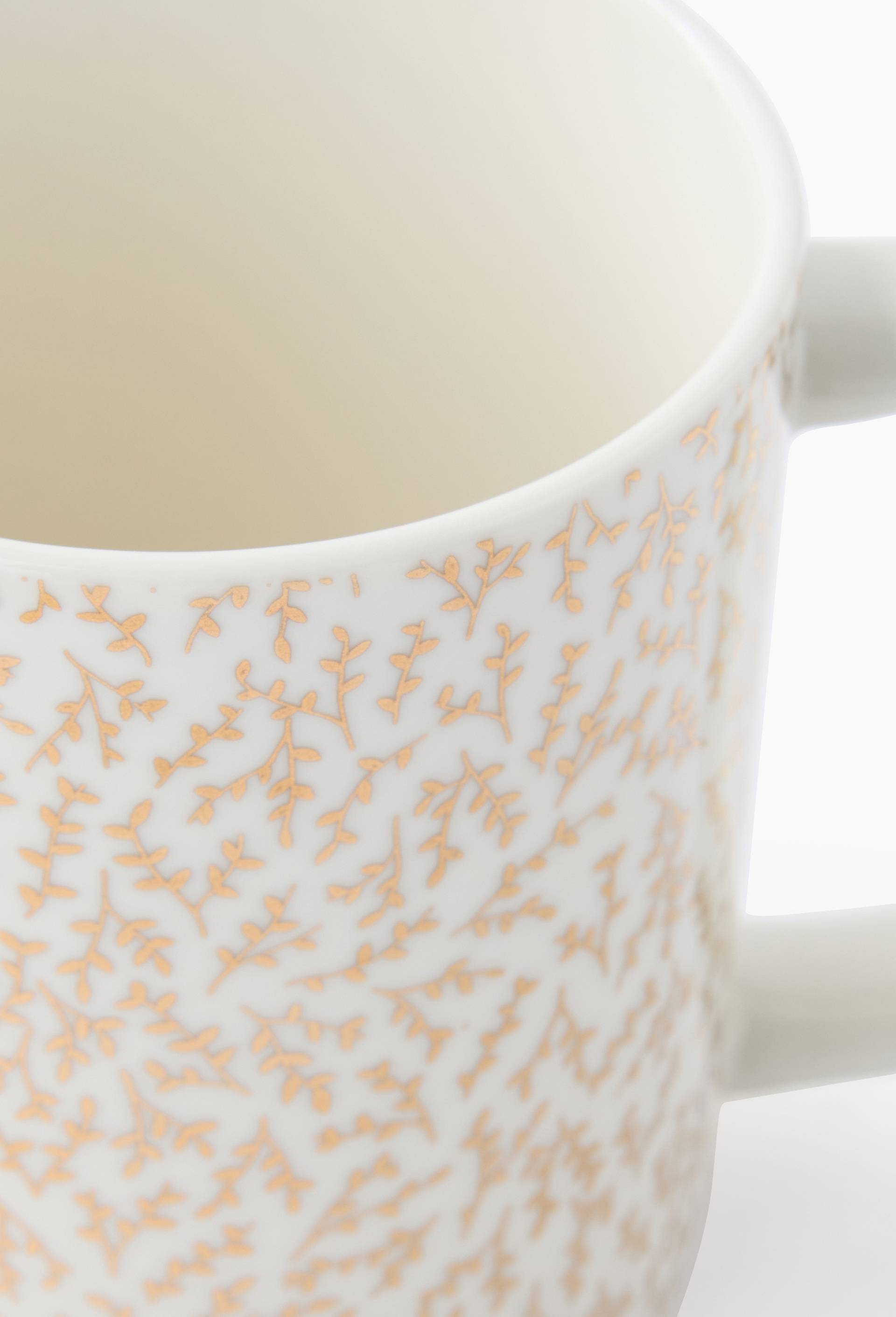 Mug finition imprim&eacute;e, 32cl, Ecru, large image number 1