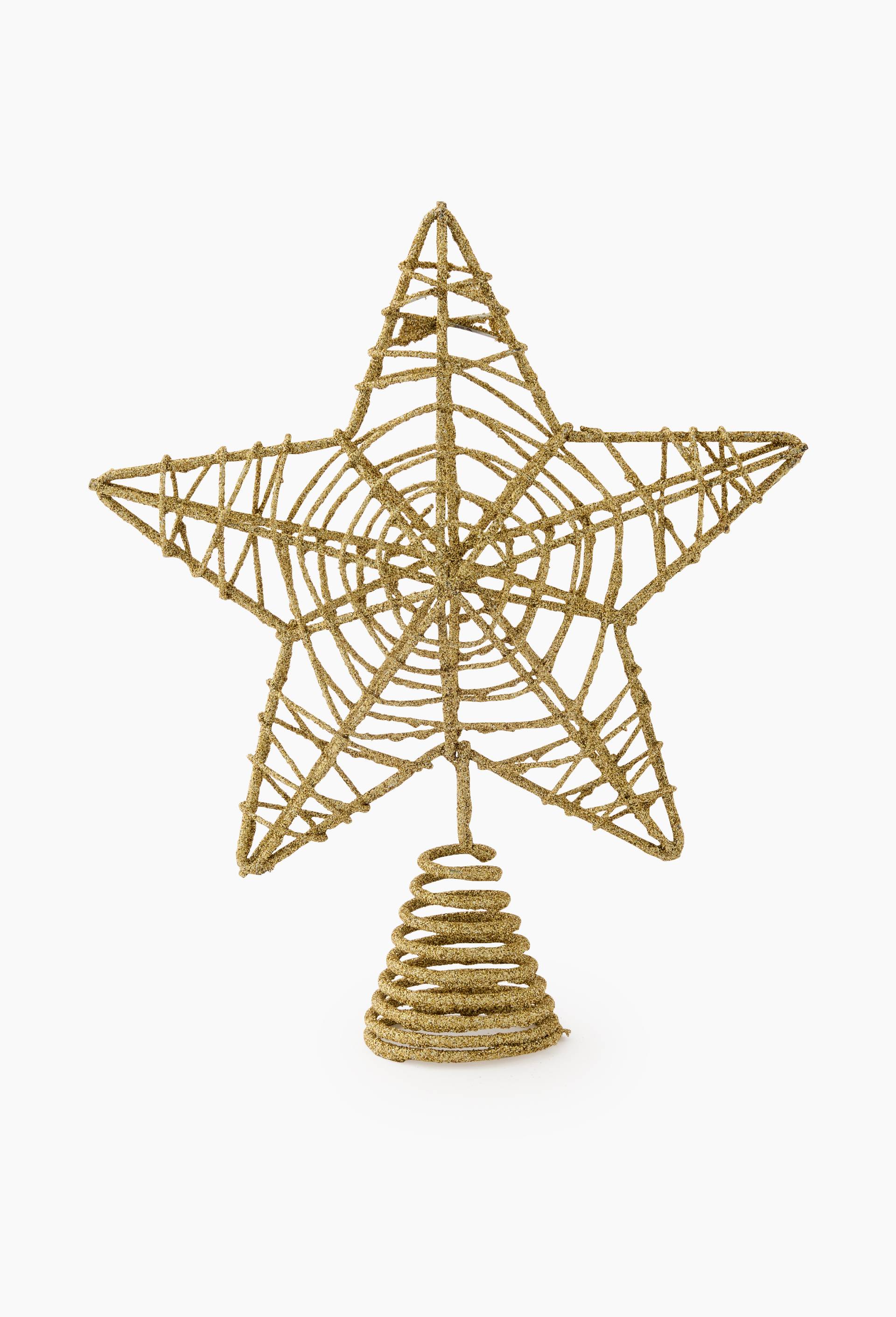 Grand cimier &eacute;toile, 27cm, en plastique, Or, swatch image