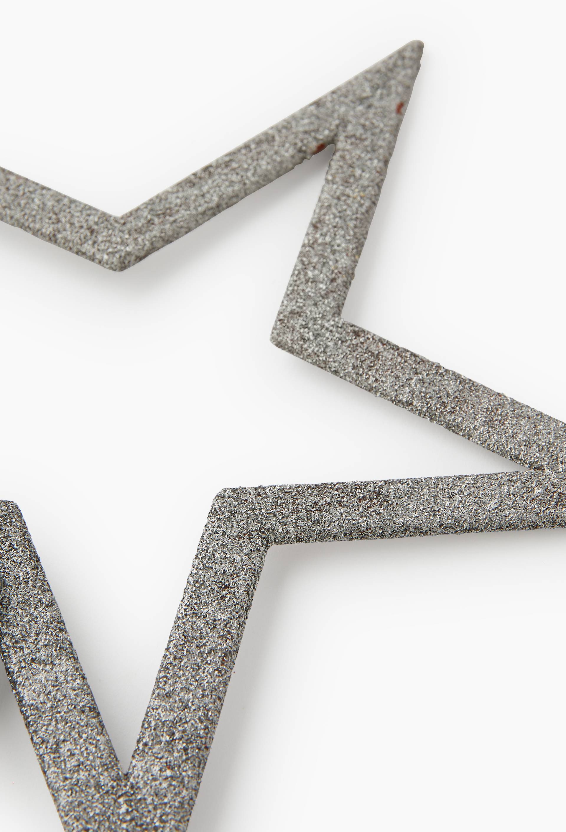 Cimier &eacute;toile, 20cm, en plastique, Argent, large image number 1