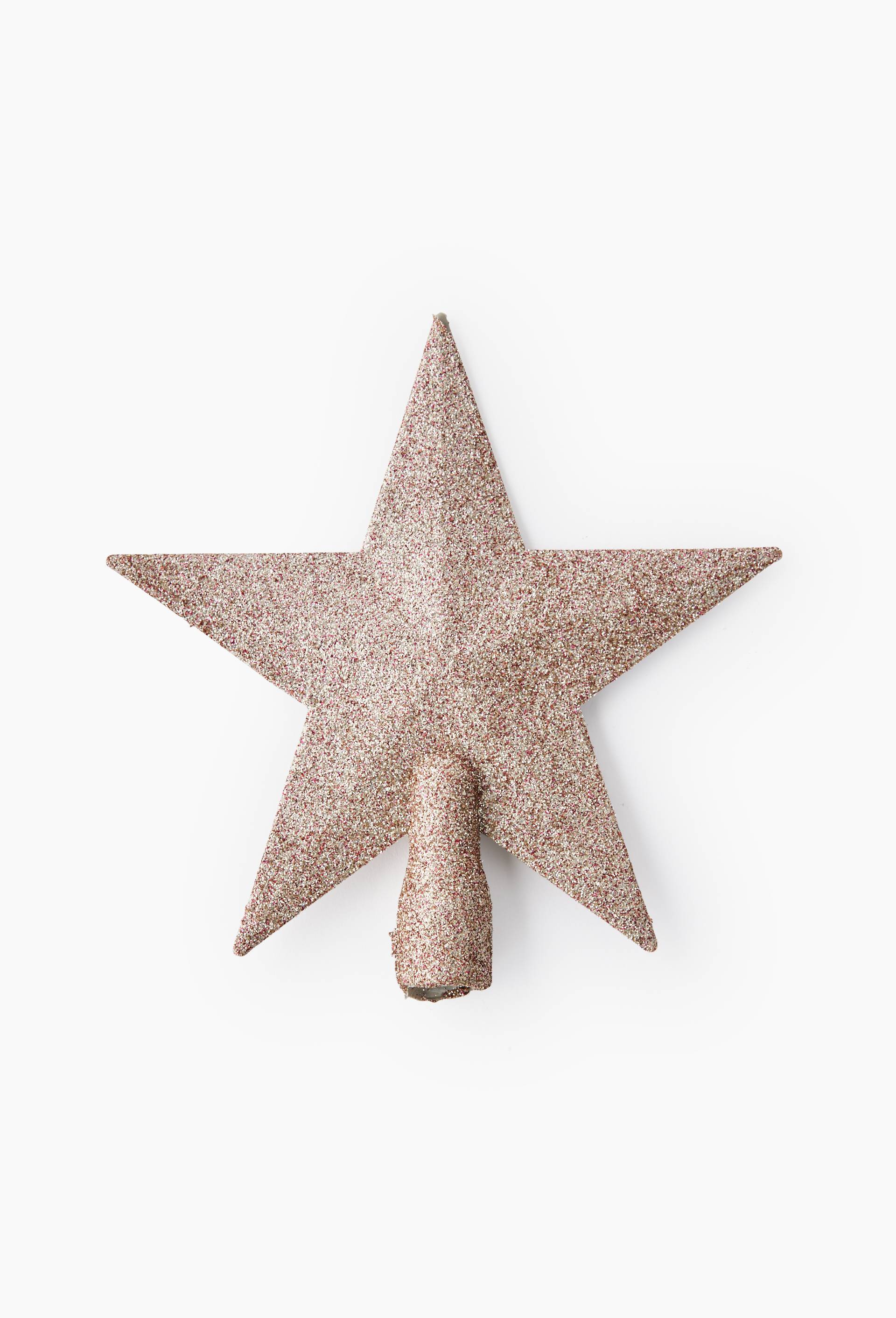 Mini cimier &eacute;toile, 15cm, en plastique, Rose clair, large image number 0.0