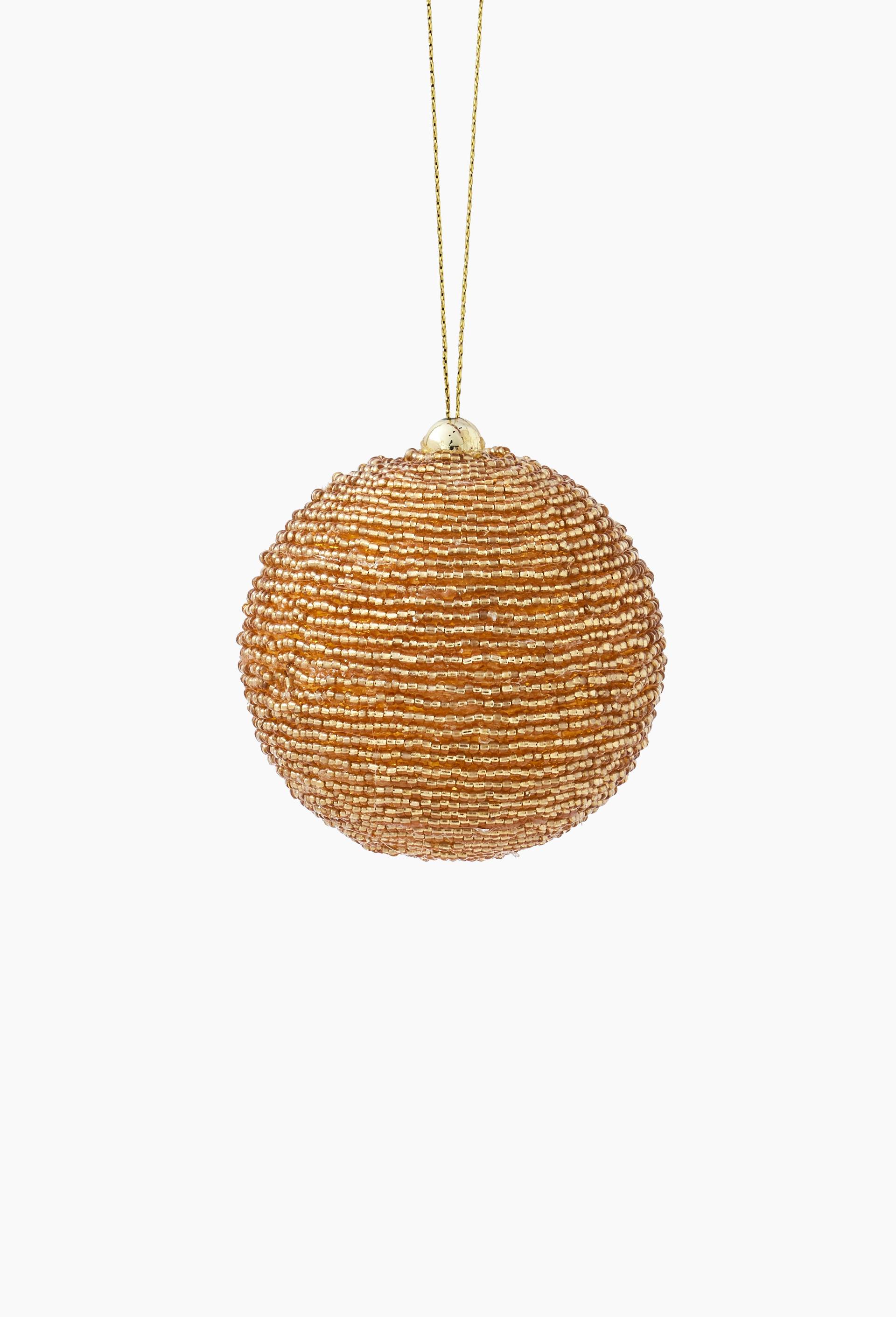 Boule perl&eacute;e en plastique, Or, large image number 0.0