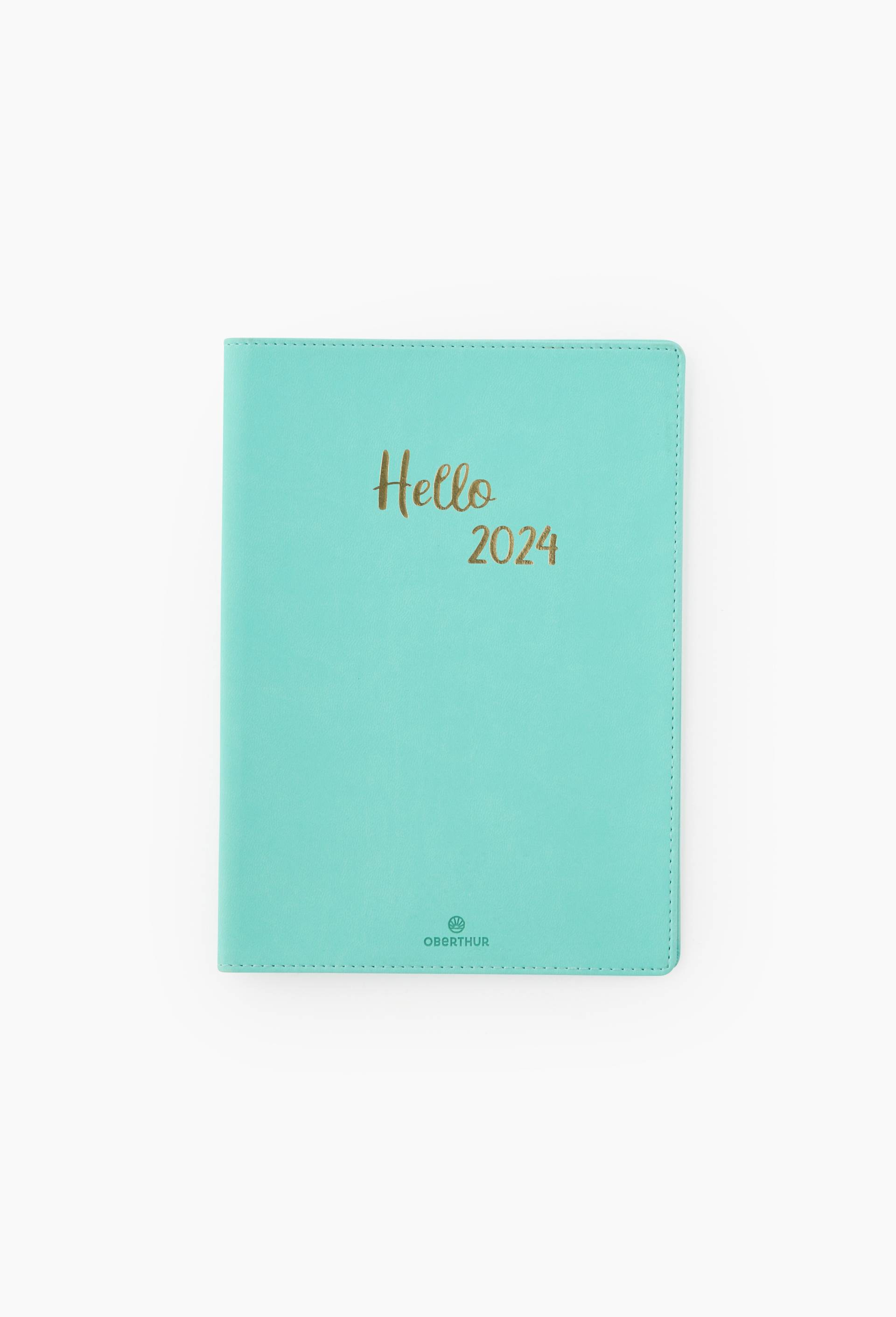 Agenda de bureau Oberthur 22 x 16cm, Bleu clair, large image number 0
