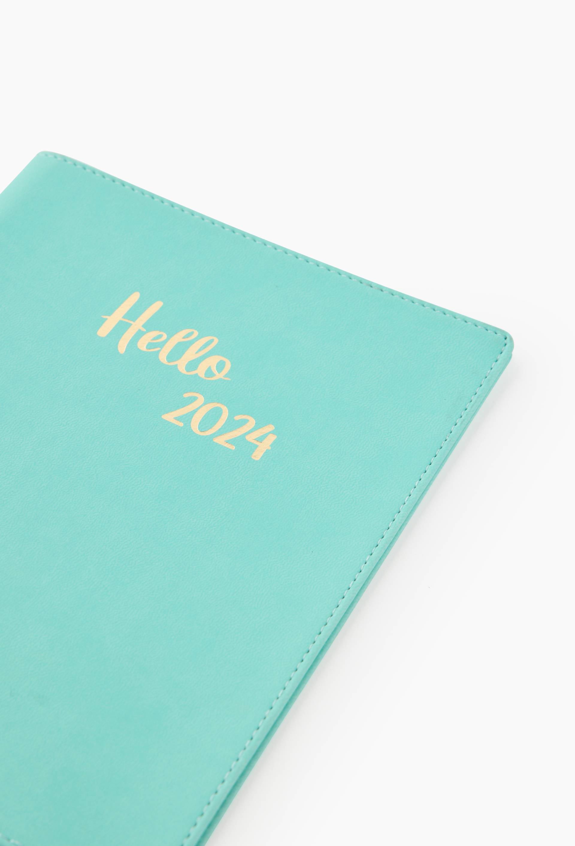Agenda de bureau Oberthur 22 x 16cm, Bleu clair, large image number 1