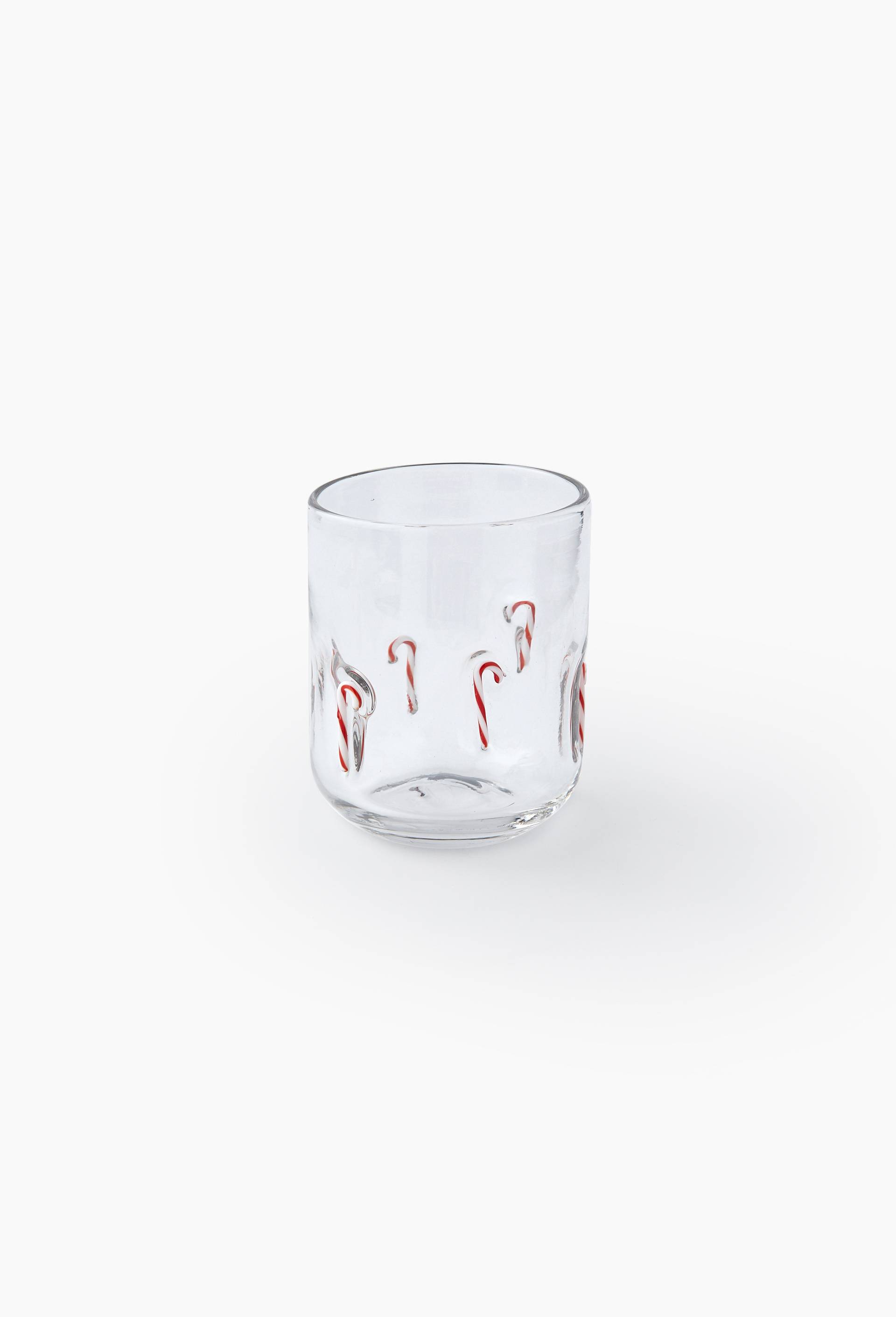 Verre &agrave; eau, motif sucre d'orge, 40cl, Transparent, large image number 0