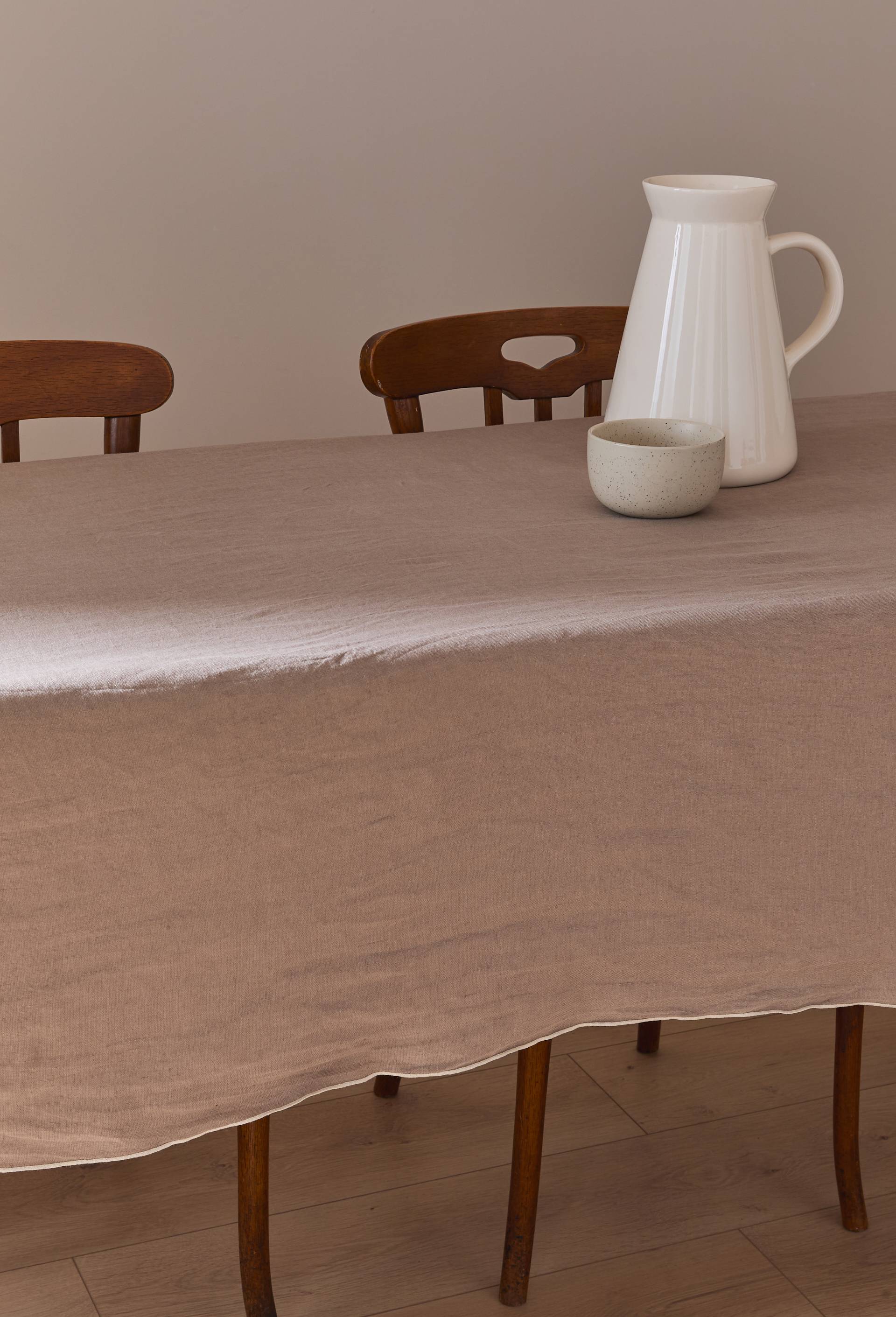 Nappe en lin lav&eacute;, Gris, swatch image