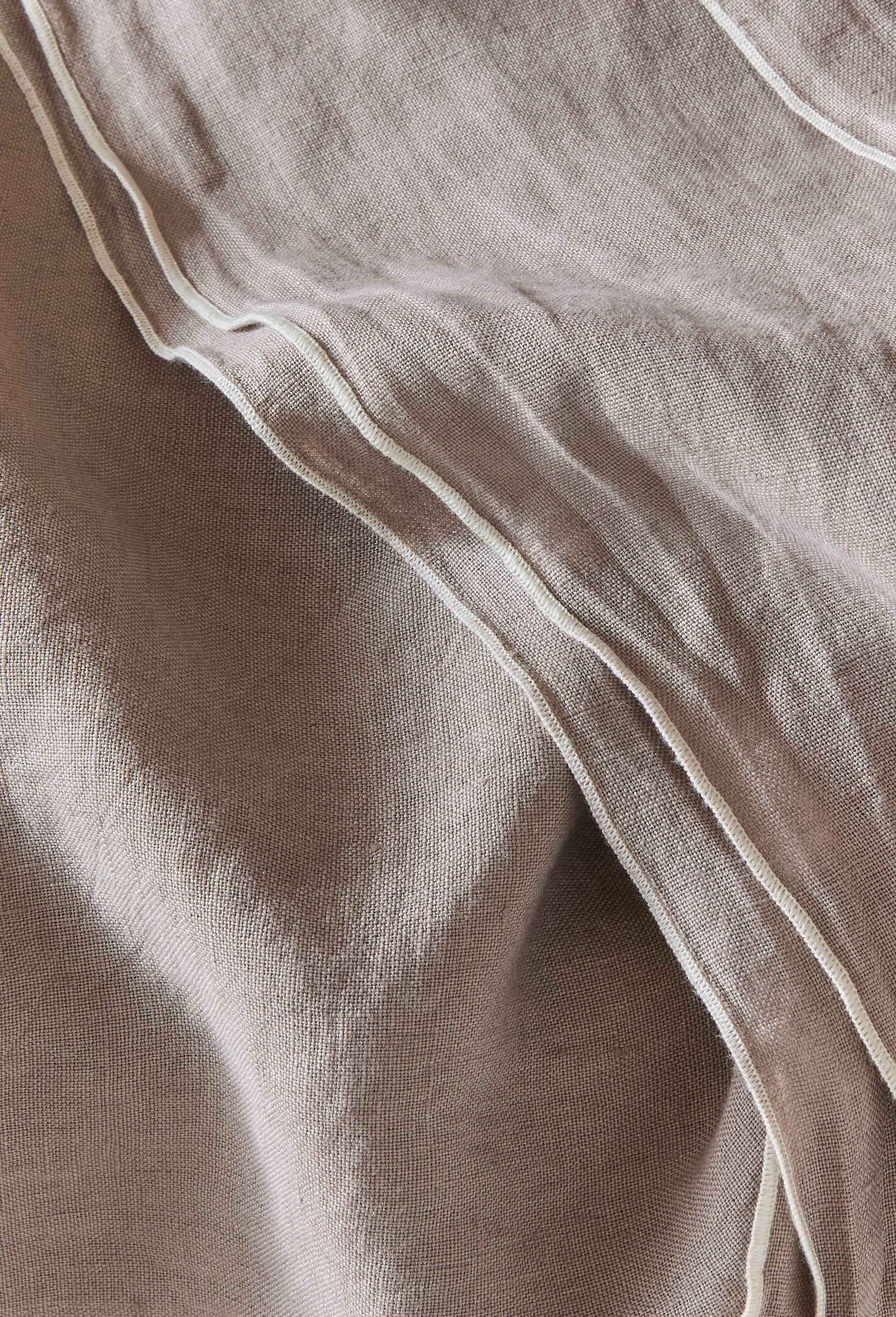 Nappe en lin lav&eacute;, Gris, large image number 1