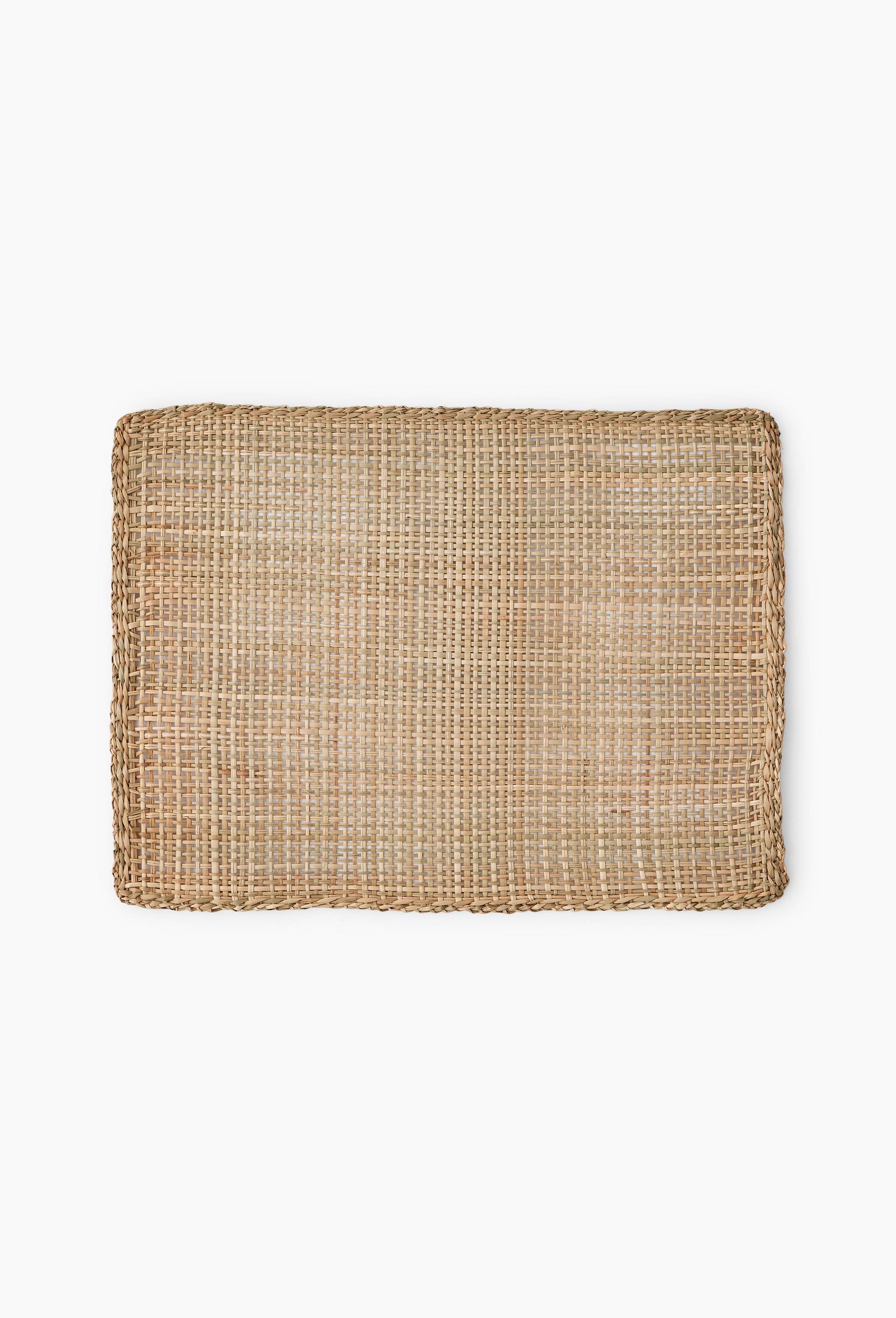 Set de table en jonc de mer naturel, 44x33, Beige clair, large image number 0