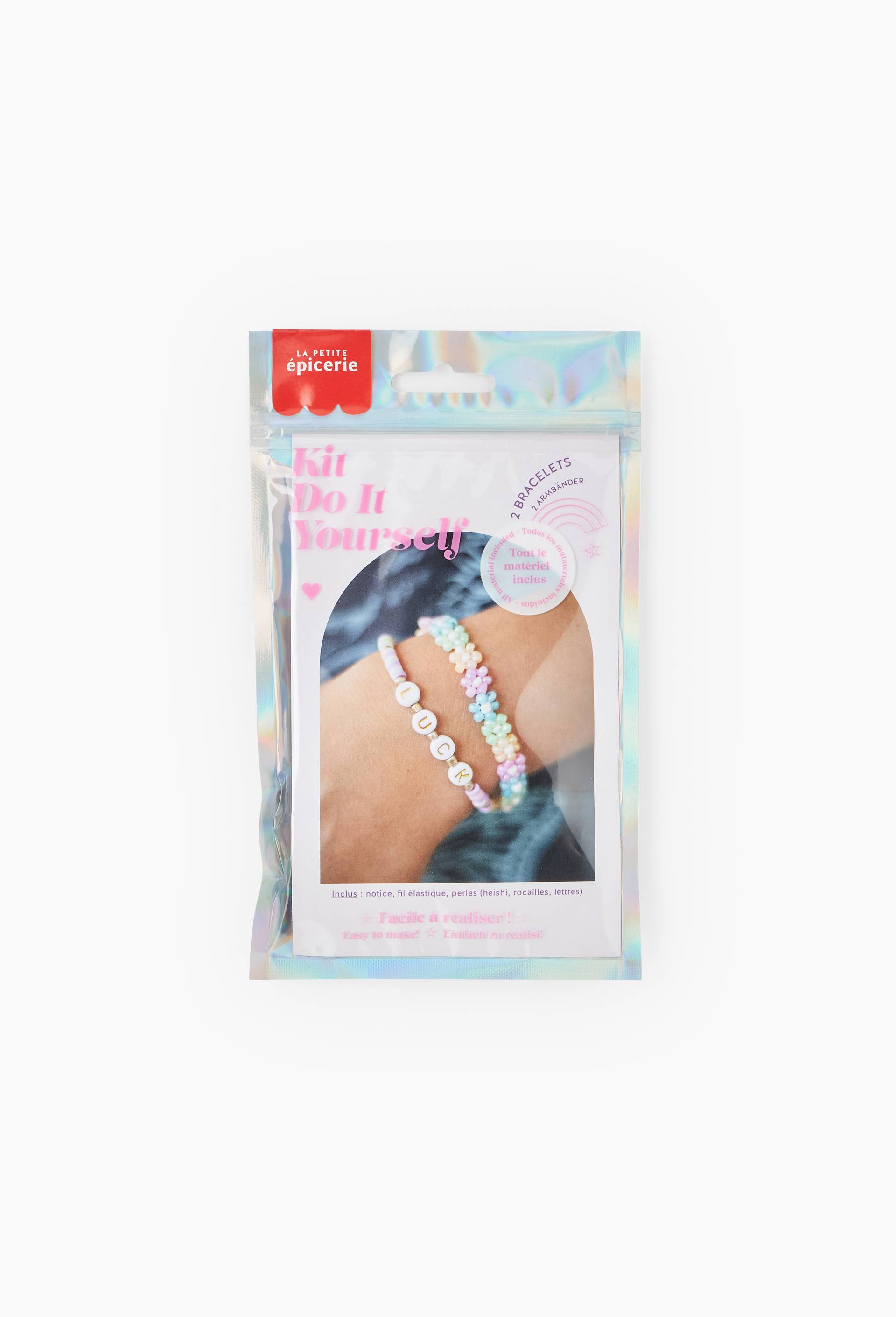 Kit DIY de 2 bracelets - luck, Multicolore, large image number 0