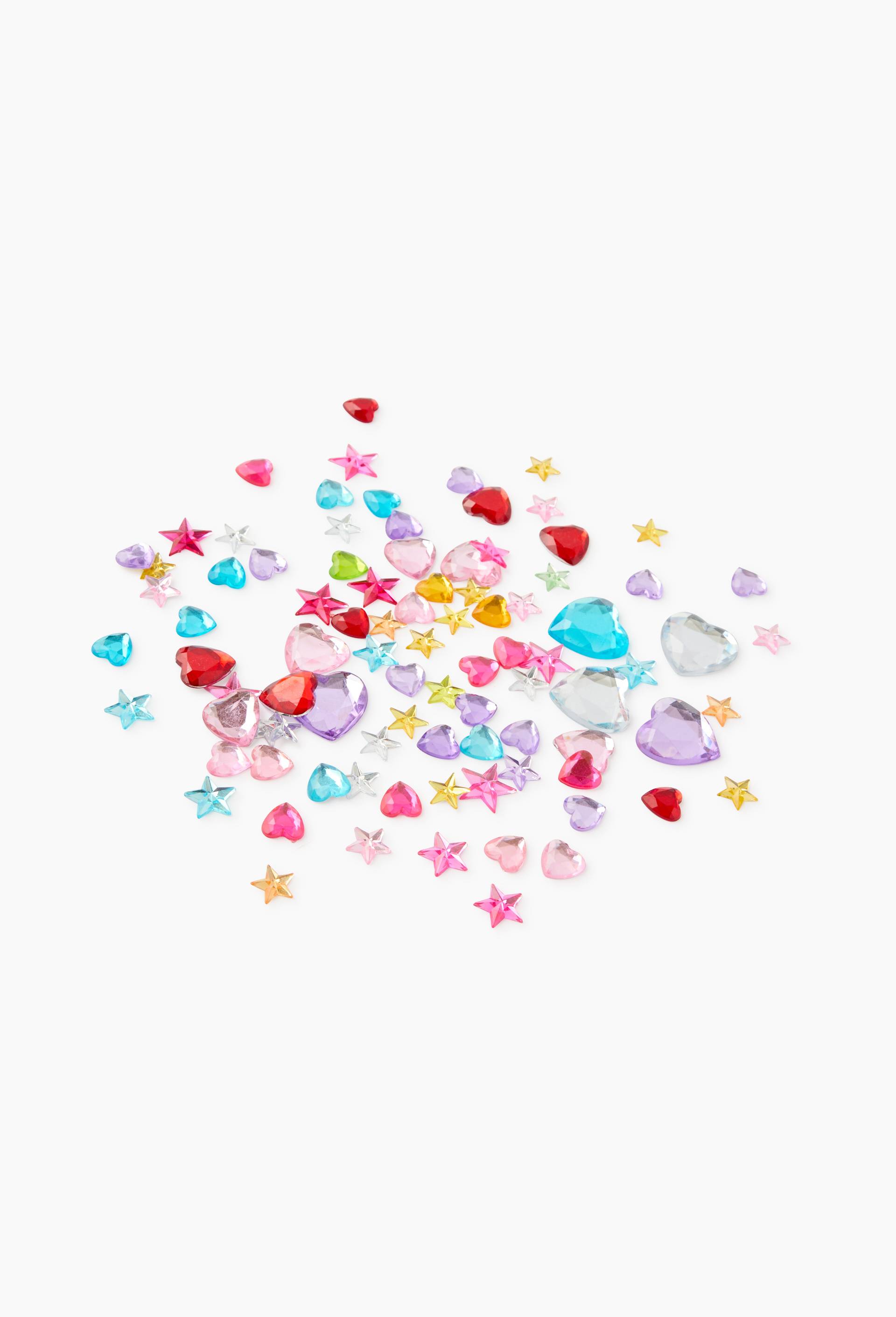 Mix confettis &eacute;toiles et coeurs, Multicolore, large image number 0