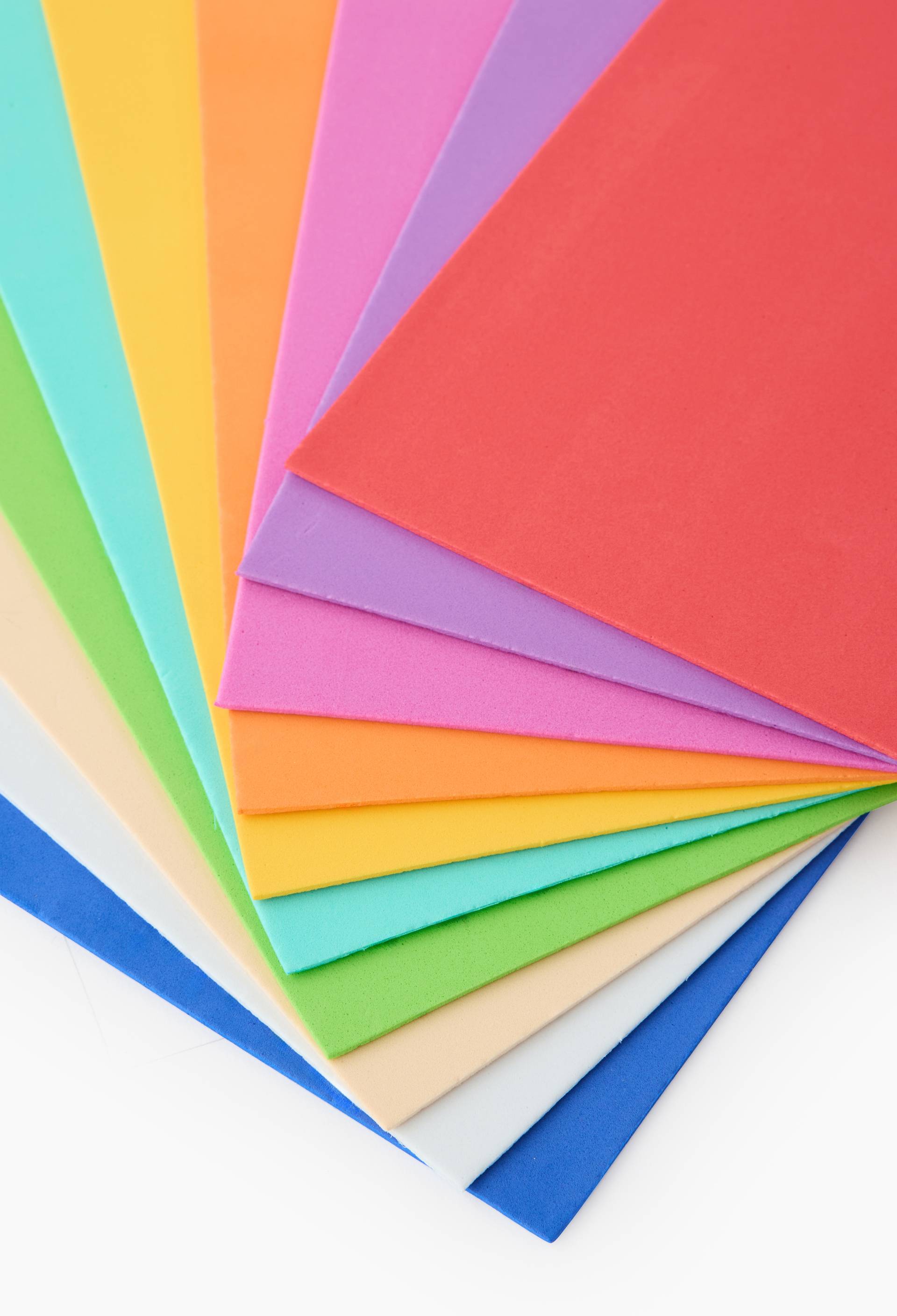 10 feuilles multicolores A4 en mousse EVA, Multicolore, large image number 1