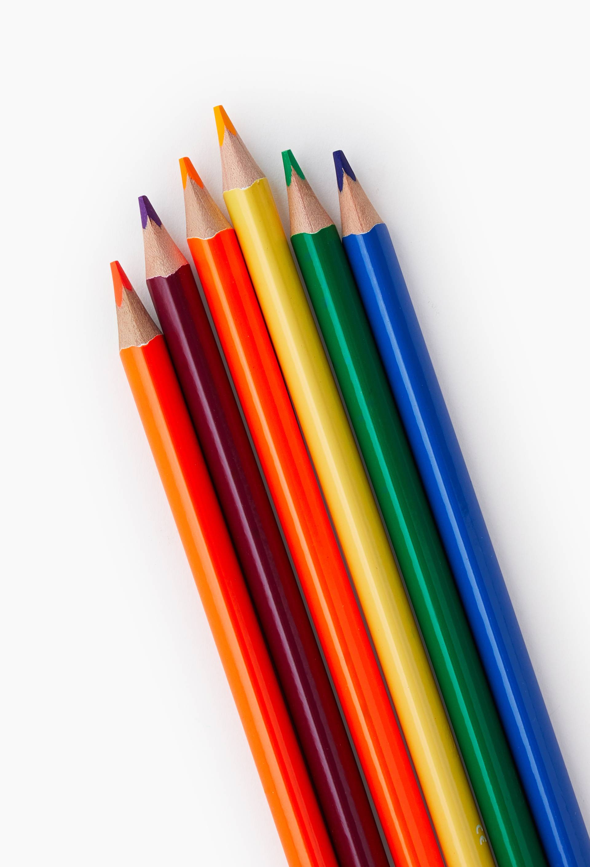 6 crayons de couleur n&eacute;on, Multicolore, large image number 1