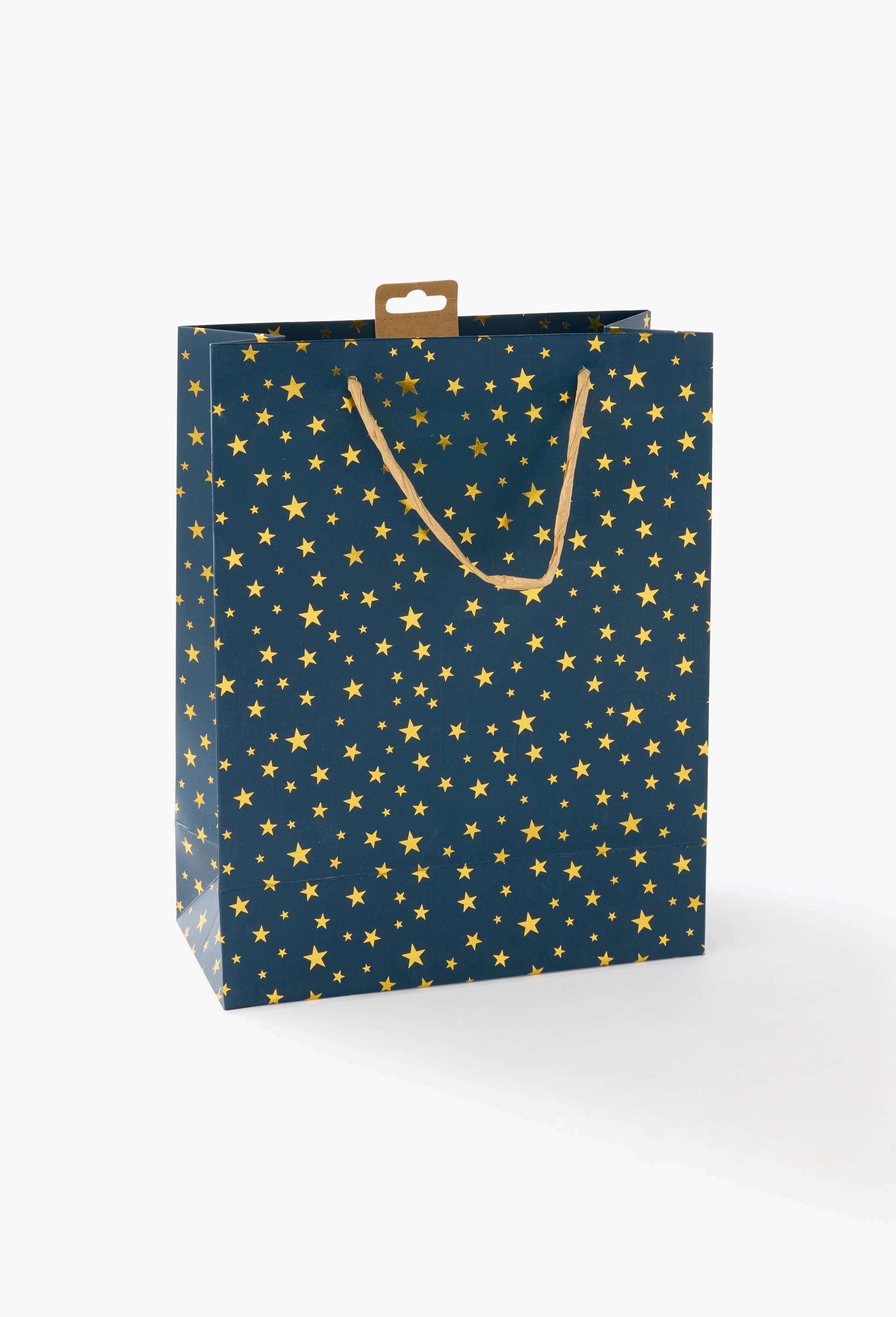 Sac cadeau, taille L, Bleu fonc&eacute;, large image number 0