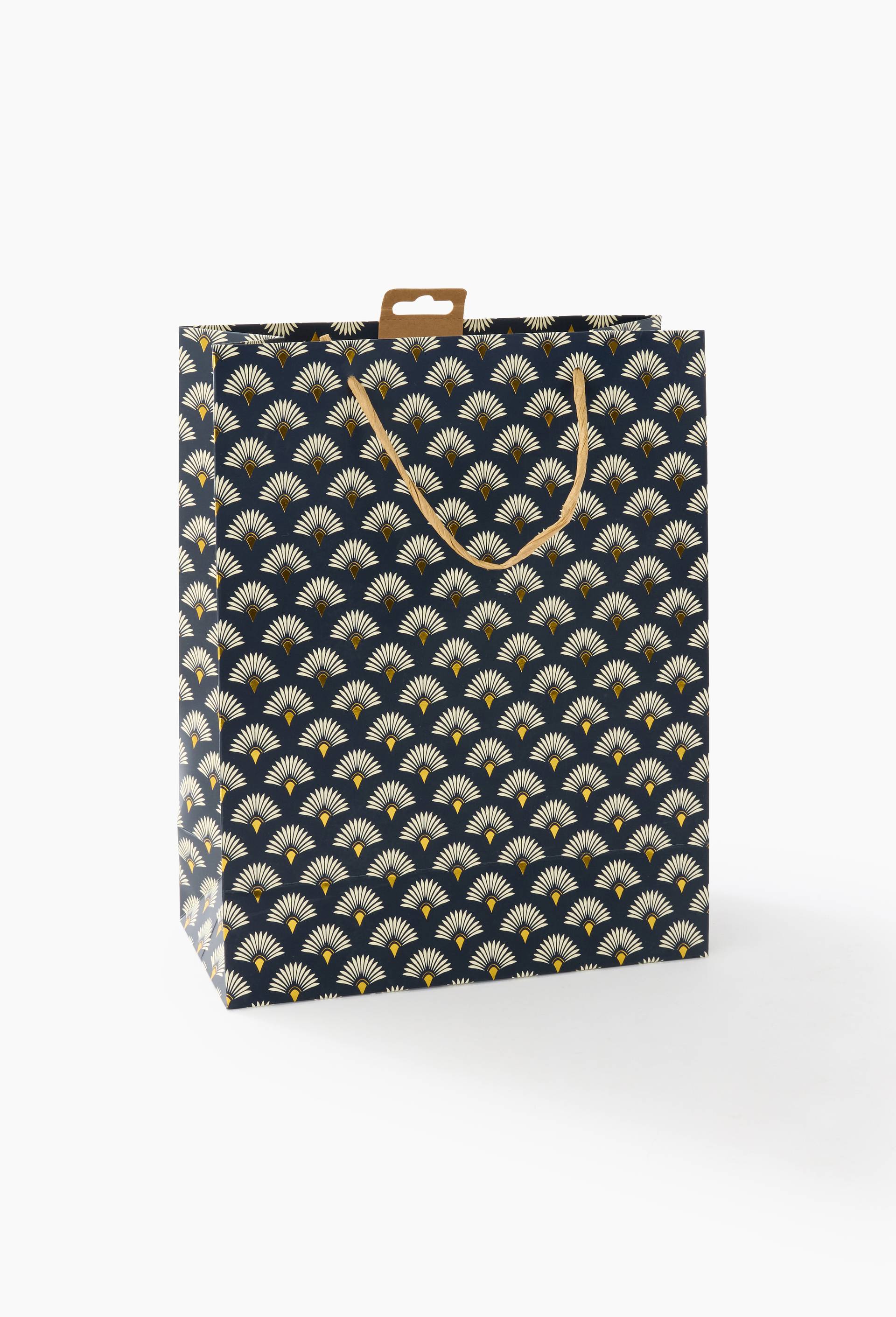 Sac cadeau, Taille L, Bleu fonc&eacute;, large image number 0