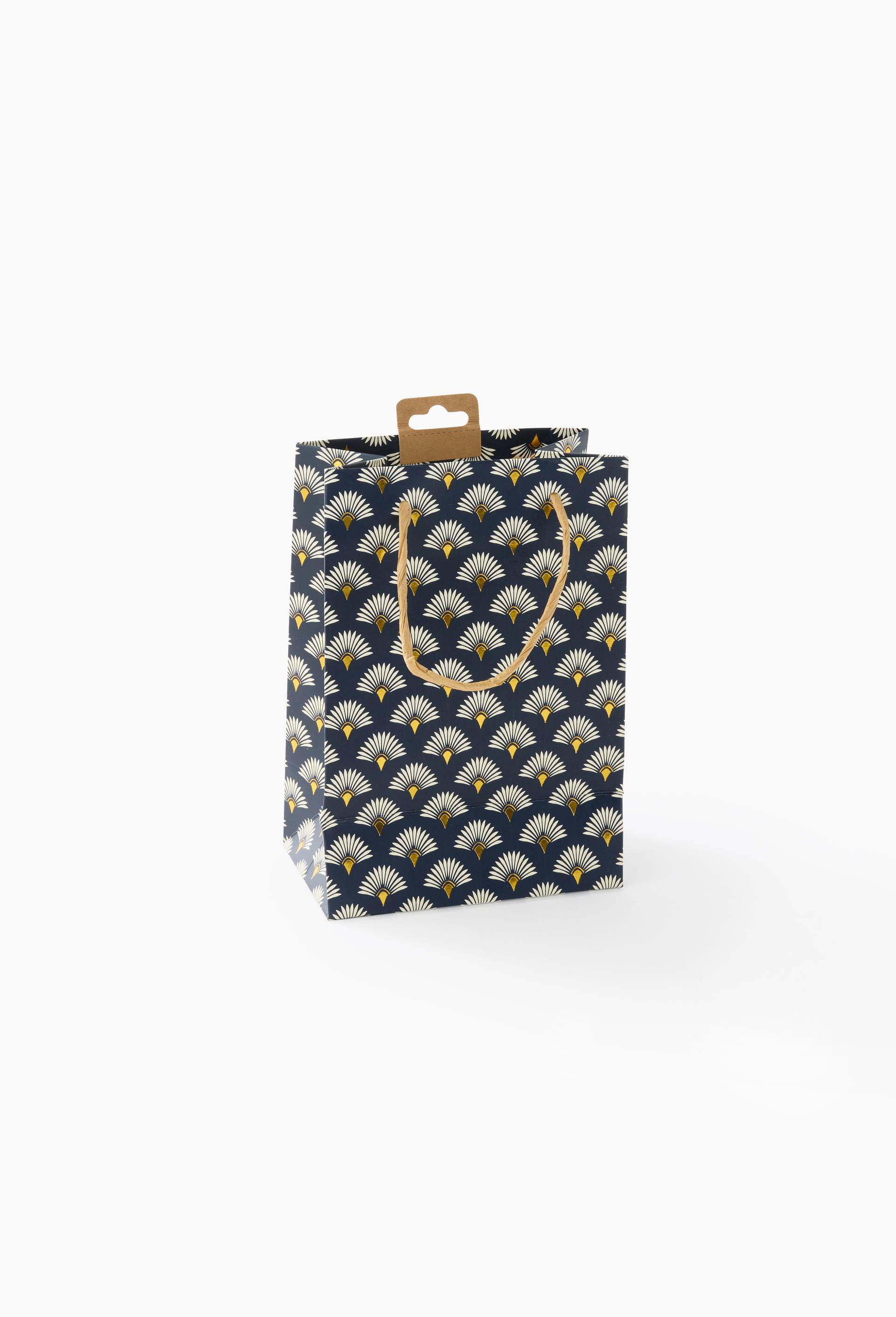 Sac cadeau, taille M, Bleu fonc&eacute;, large image number 0