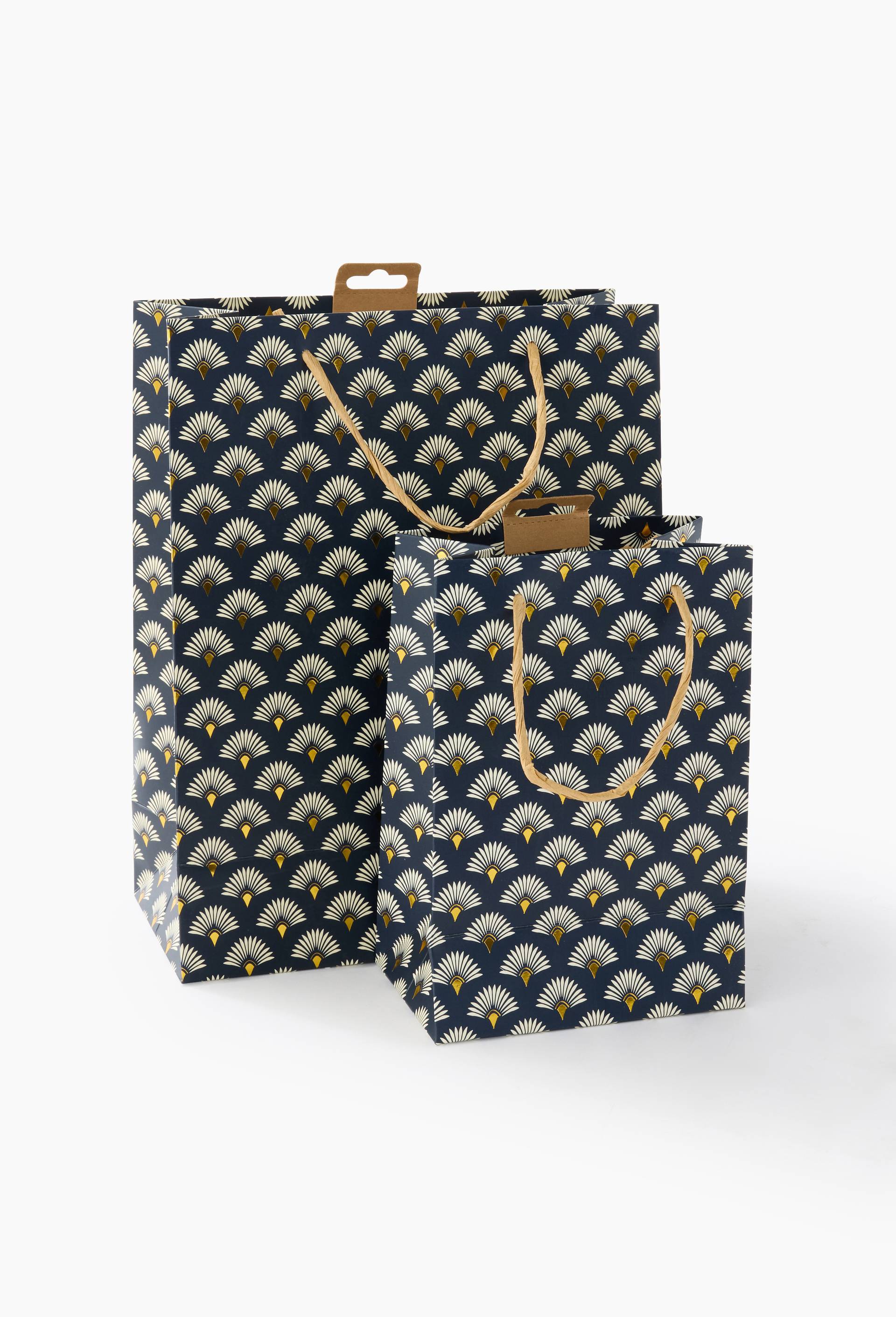 Sac cadeau, taille M, Bleu fonc&eacute;, large image number 1