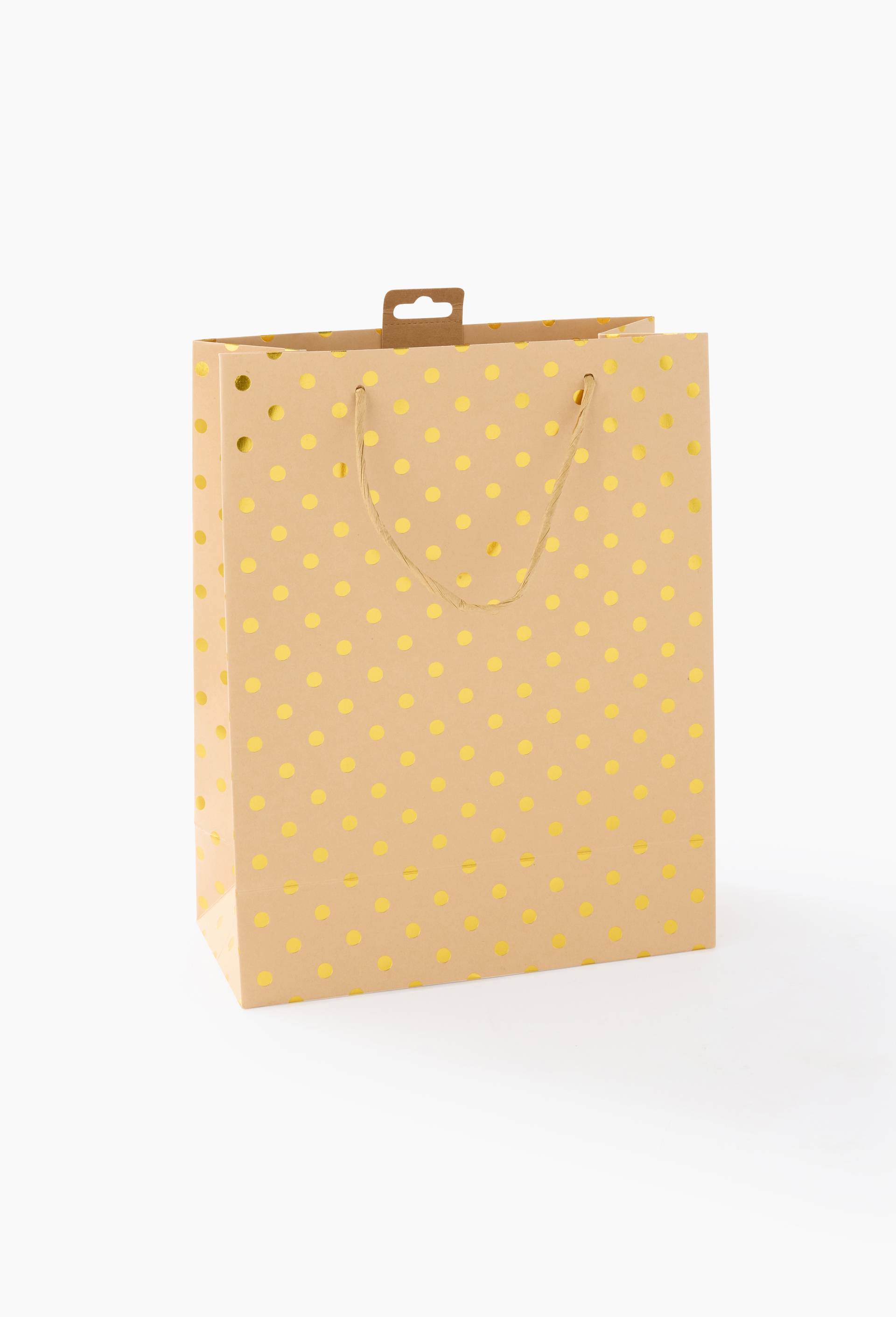 Sac cadeau, Taille L, Brun, large image number 0