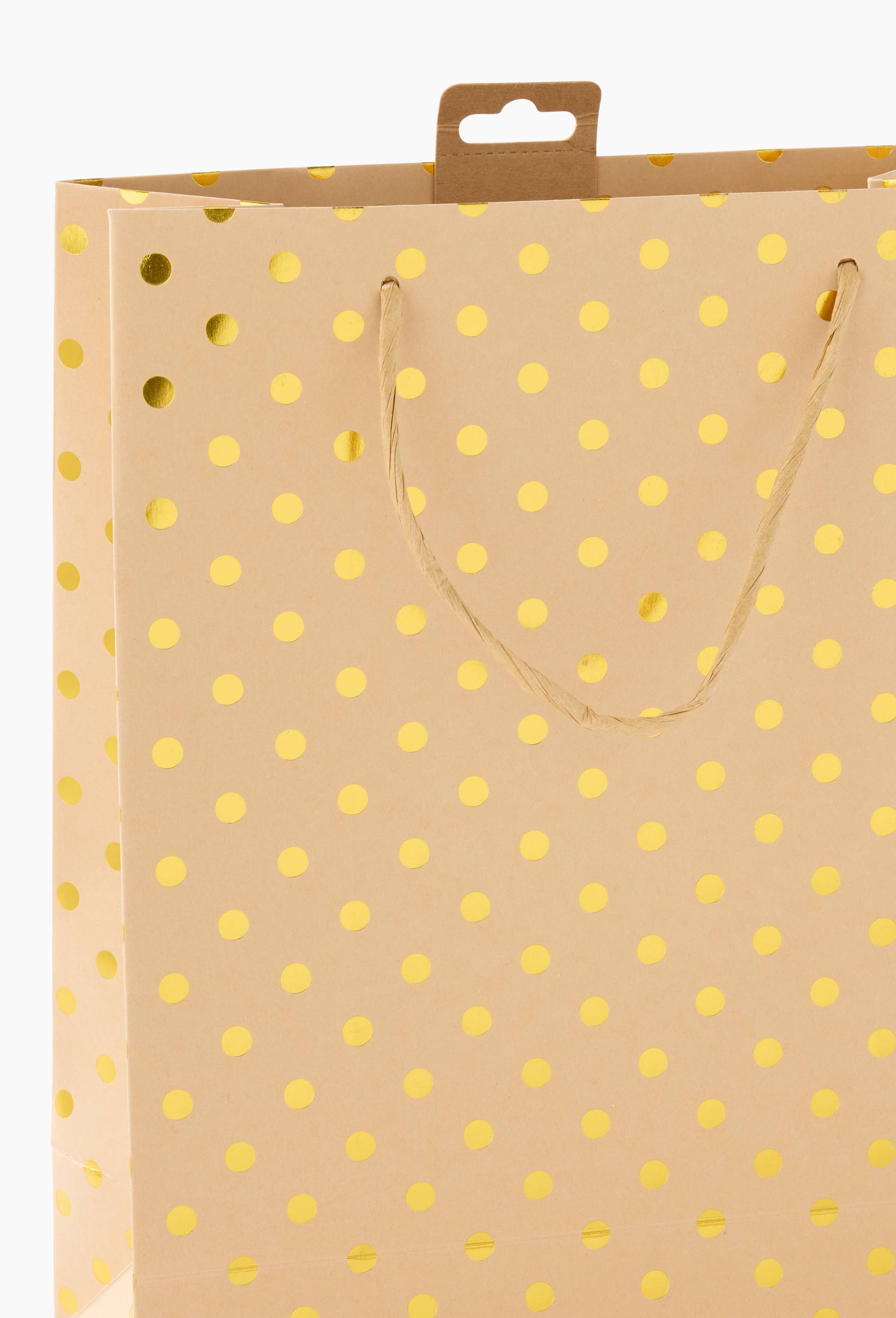 Sac cadeau, Taille L, Brun, large image number 1