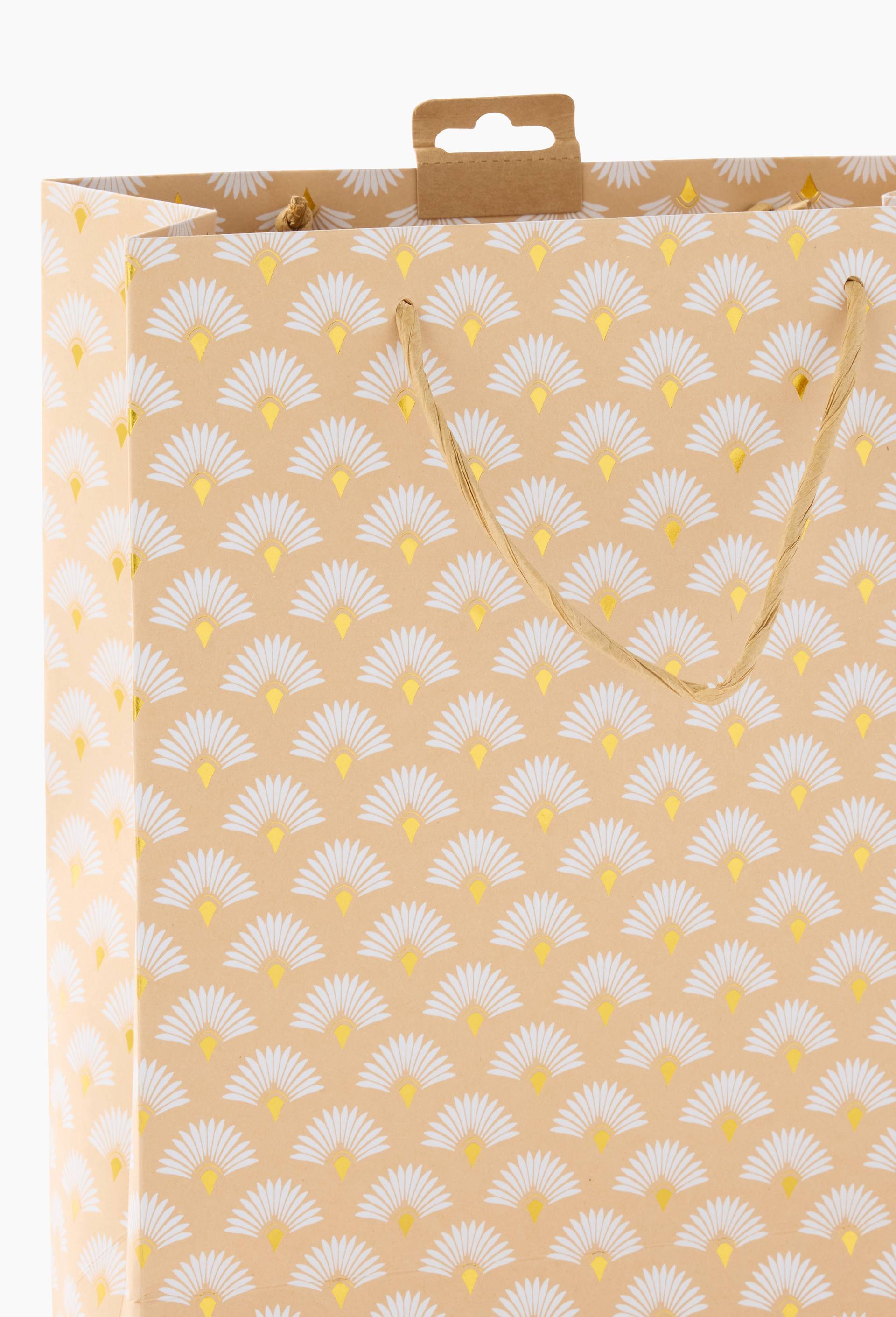 Sac cadeau, taille L, Brun, large image number 1