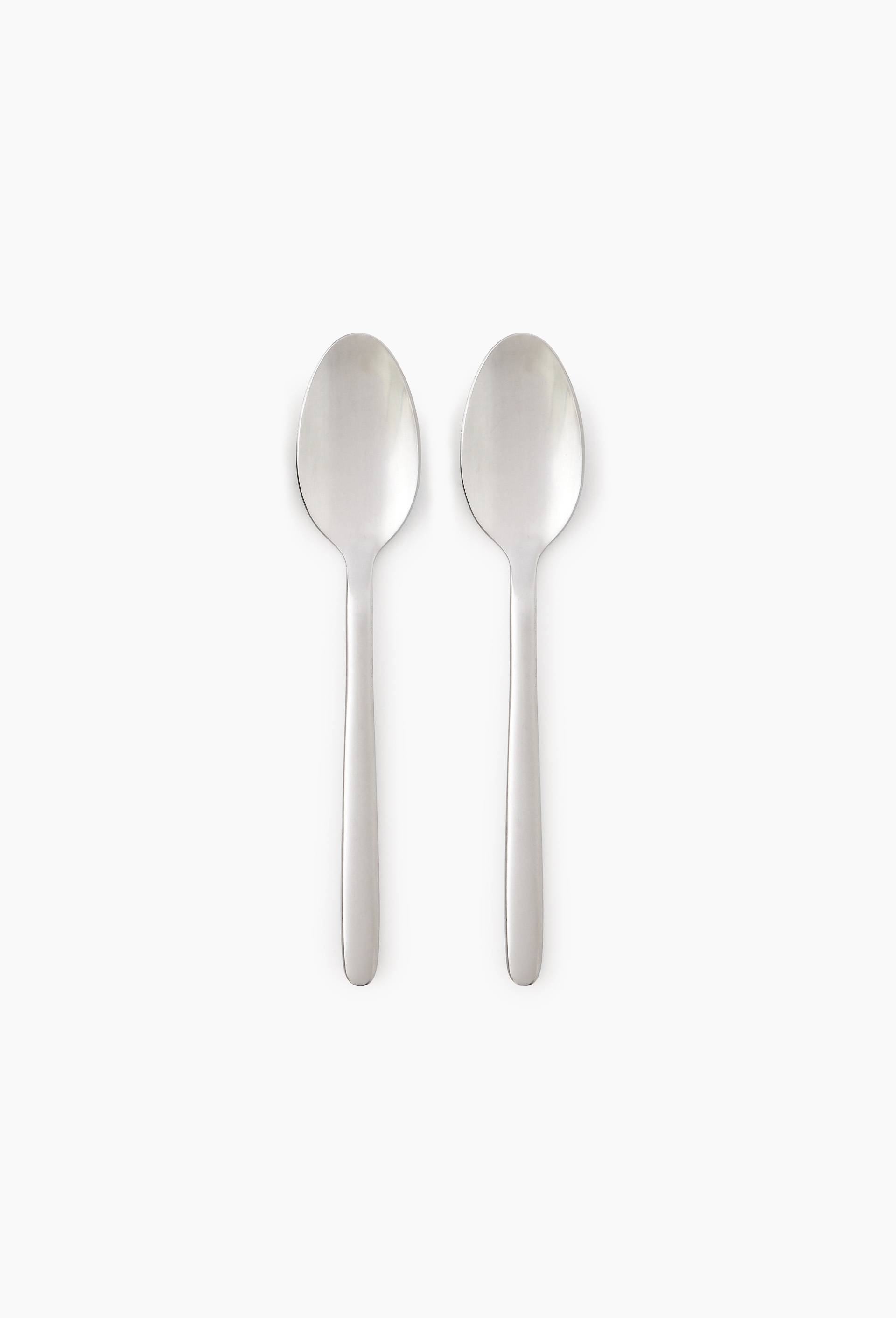 2 cuill&egrave;res &agrave; soupe, gamme Amsterdam, Argent, large image number 0