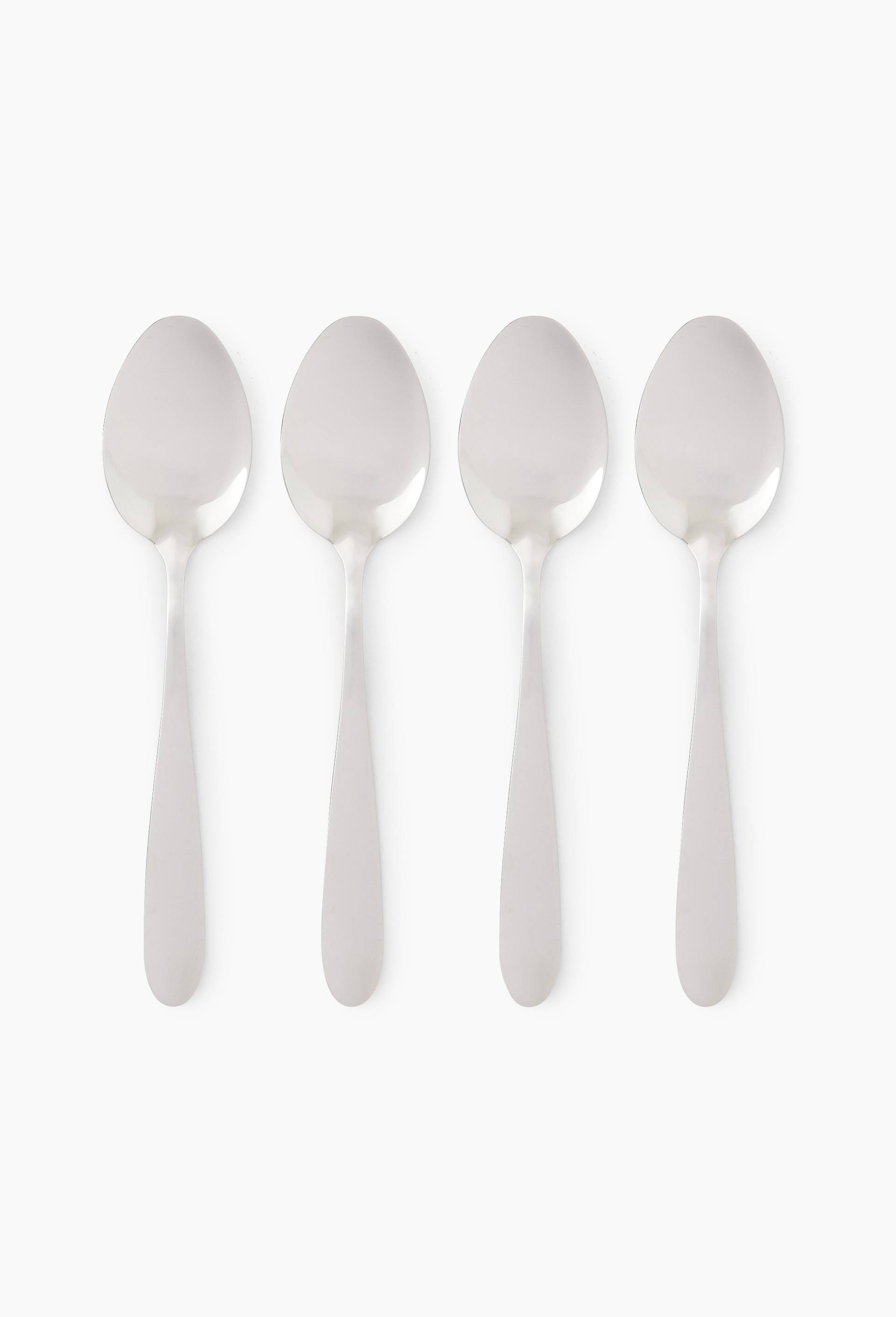 4 cuill&egrave;res &agrave; soupe, gamme Dublin, Argent, large image number 0.0
