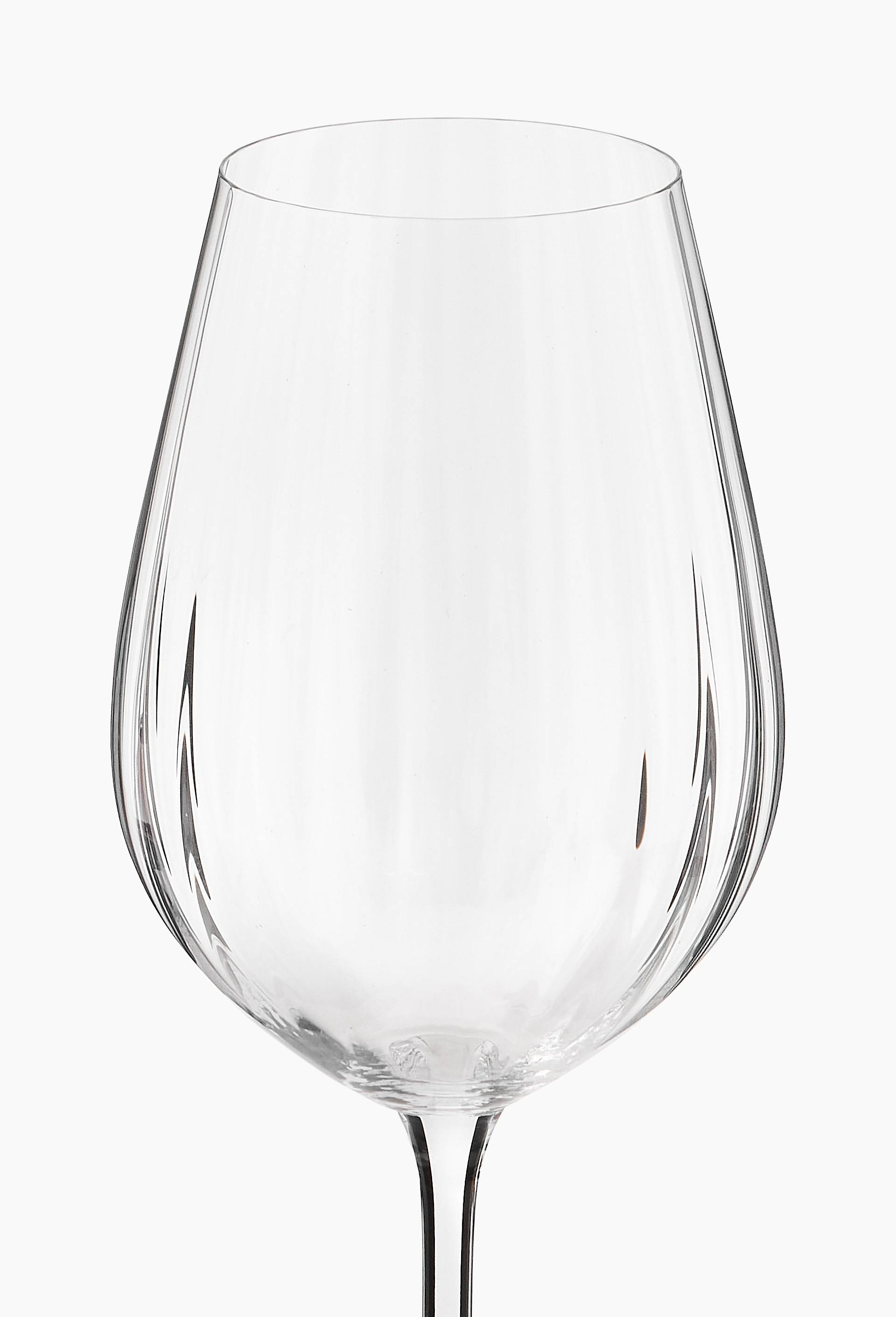 Verre &agrave; vin finition stri&eacute;e, 55cl, Transparent, large image number 1