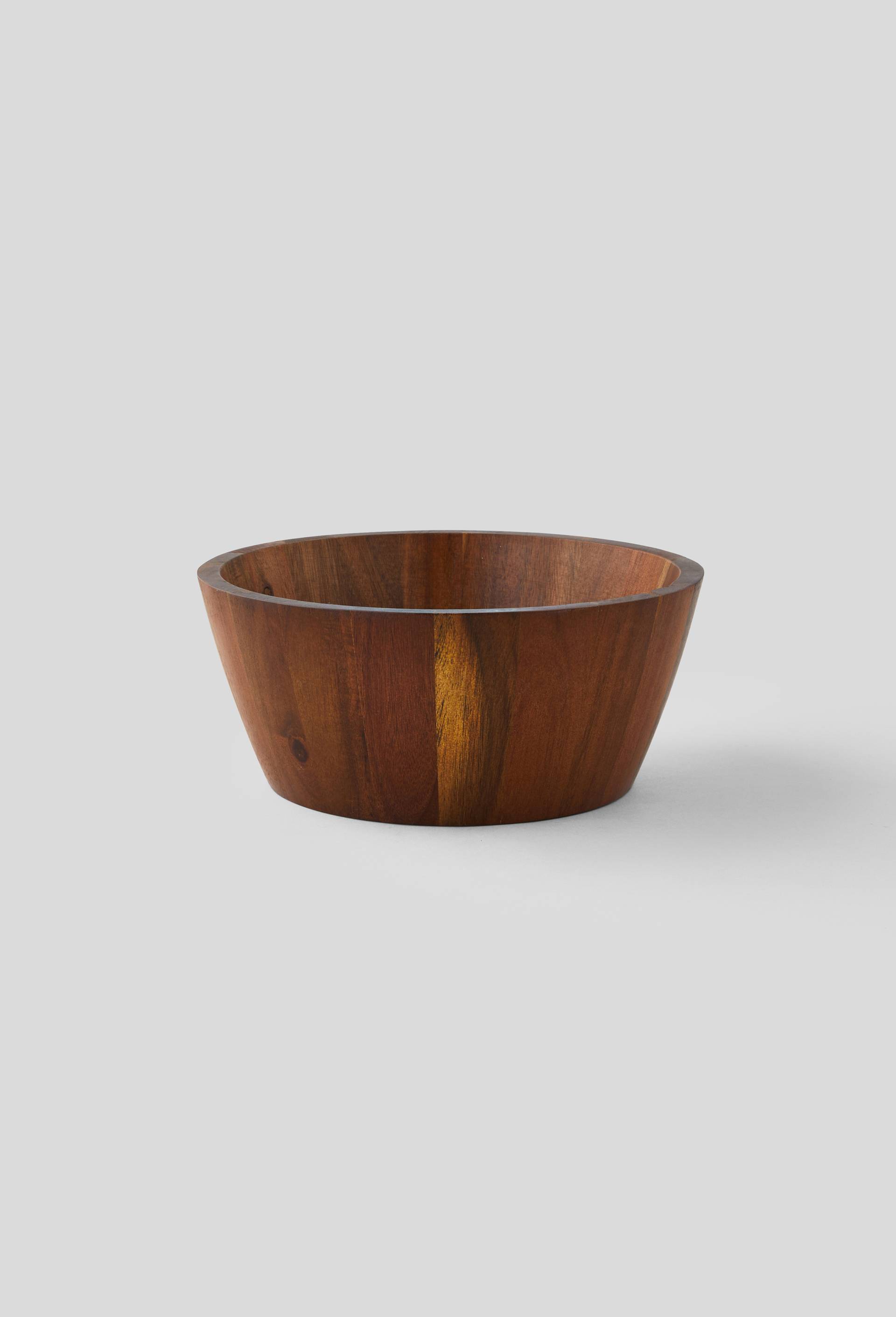 Saladier en bois d'acacia, 28cm, Beige clair, large image number 0