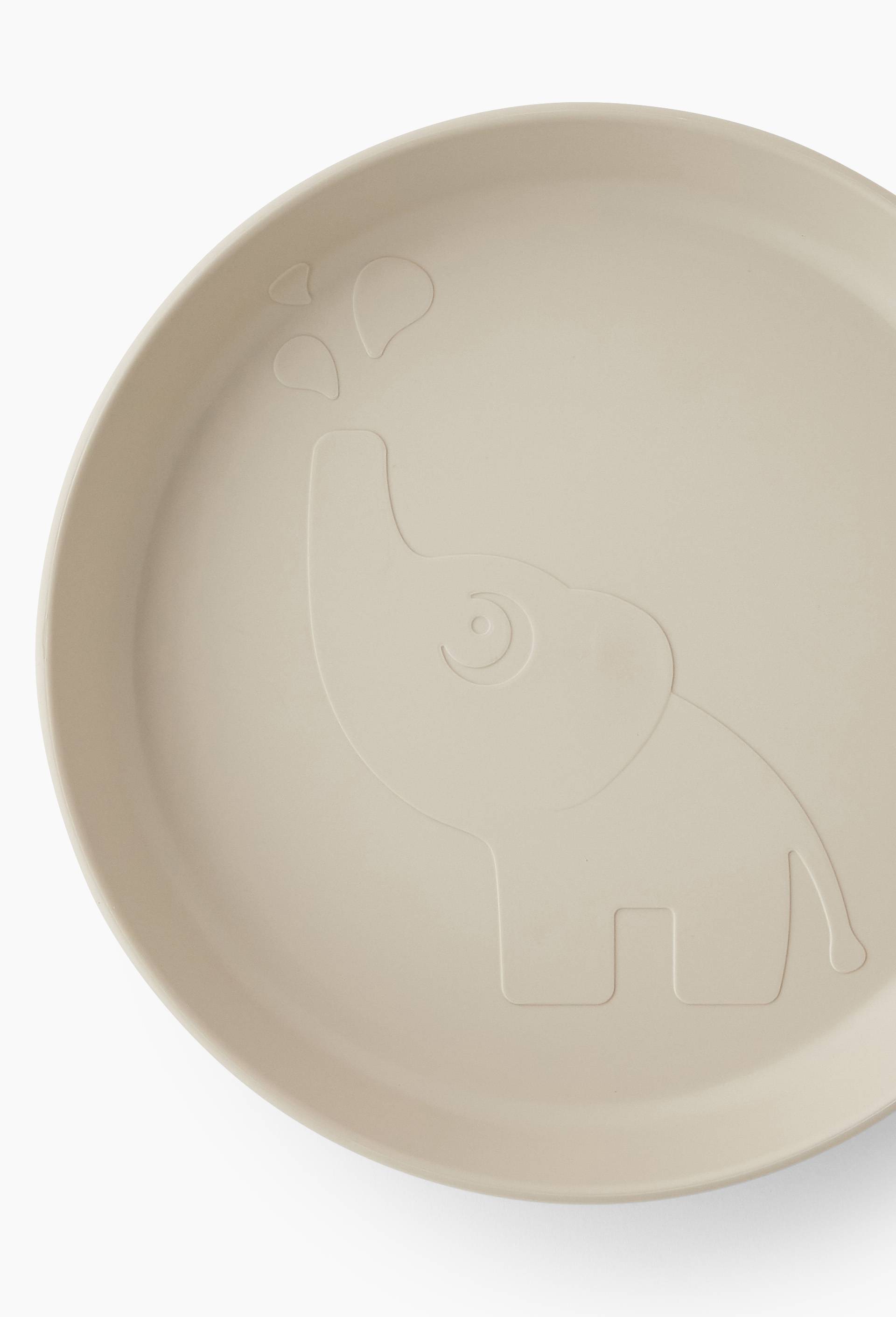 Assiette enfant, Gris, large image number 1