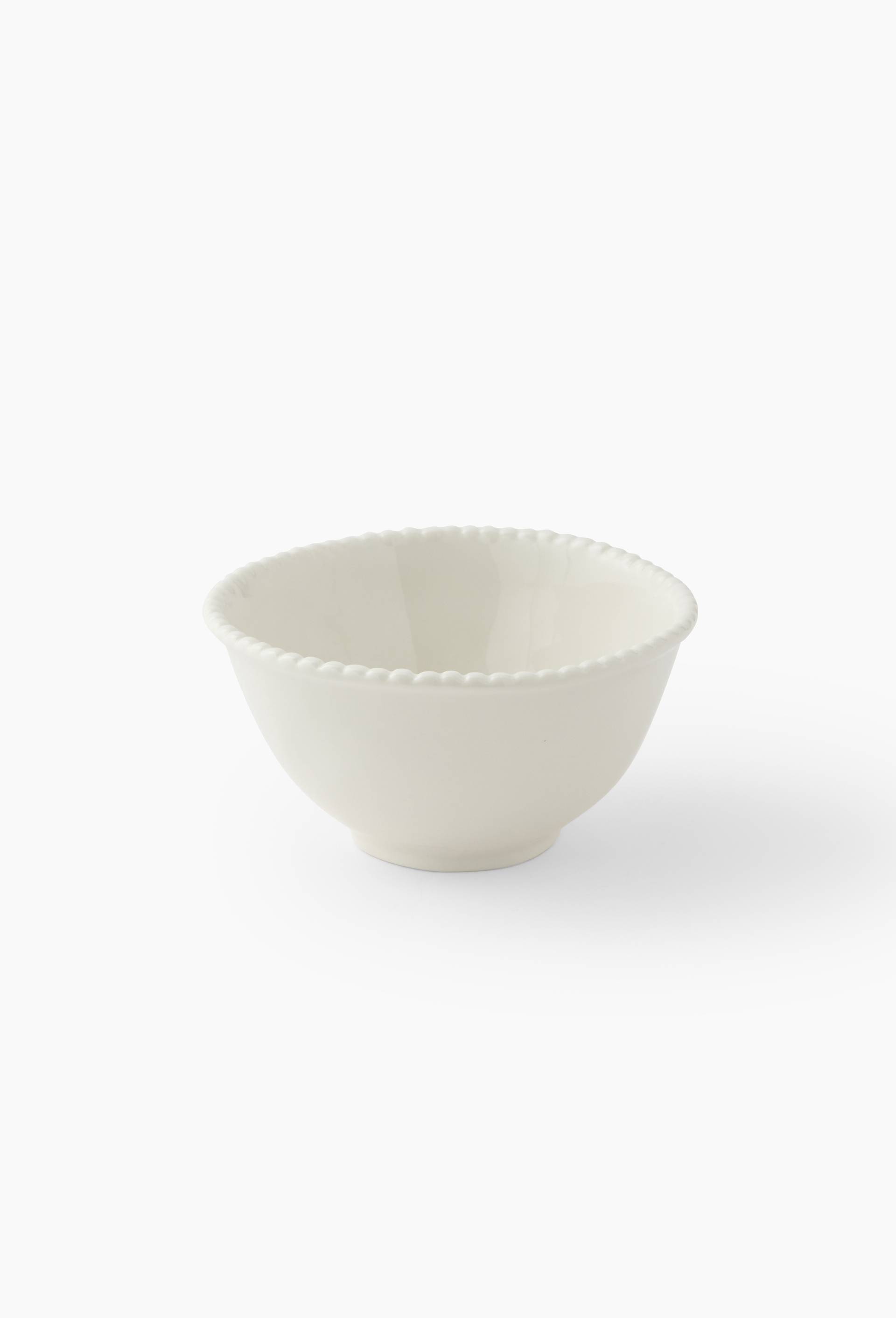 Bol finition perl&eacute;e, 15cm, Blanc, large image number 0.0