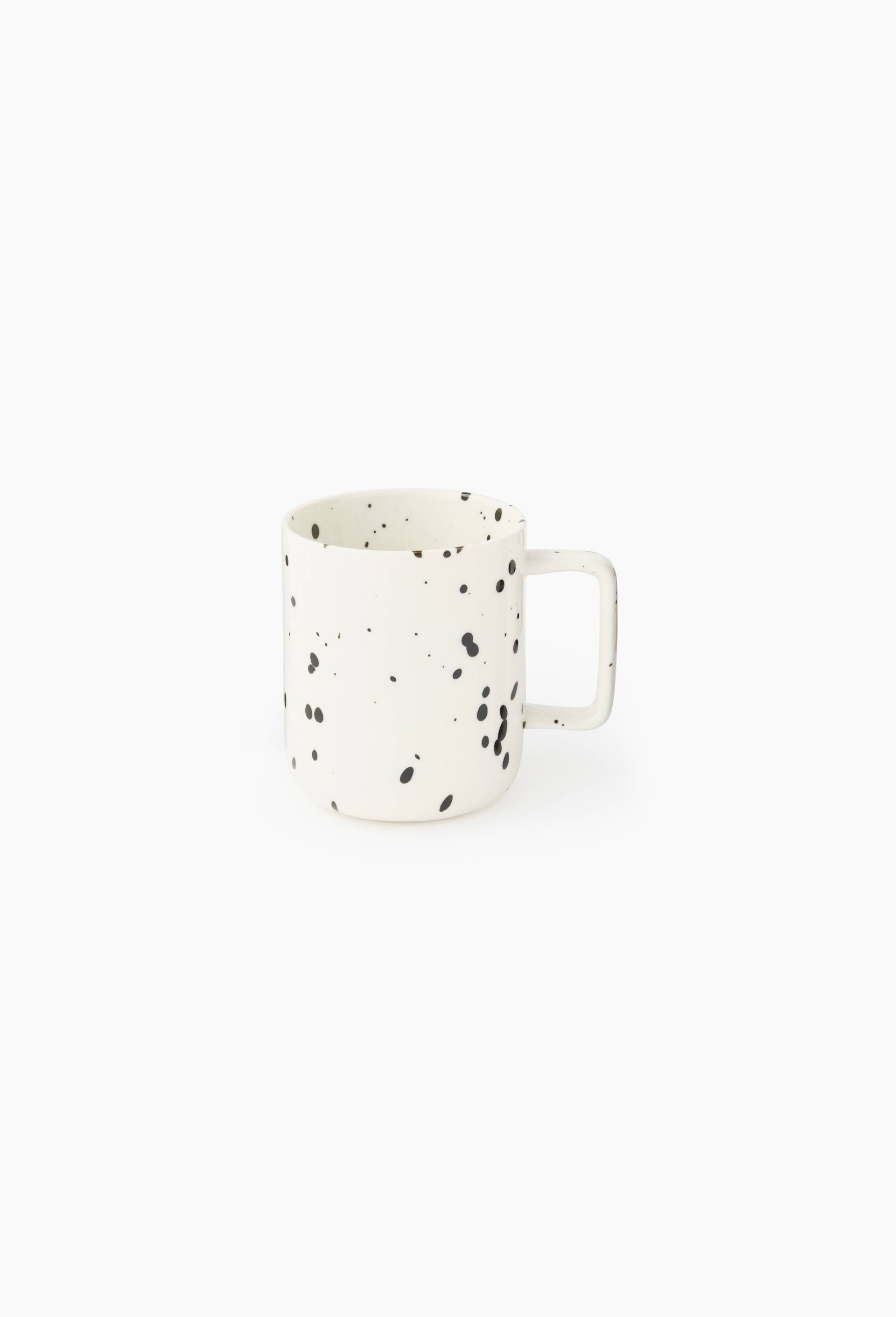 Mug finition t&acirc;chet&eacute;e, 32cl, Blanc, large image number 0.0