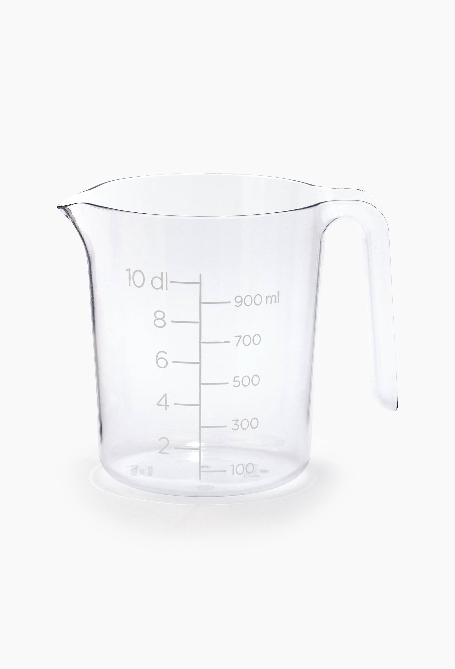 Verre mesureur, 17cm, Transparent, large image number 0