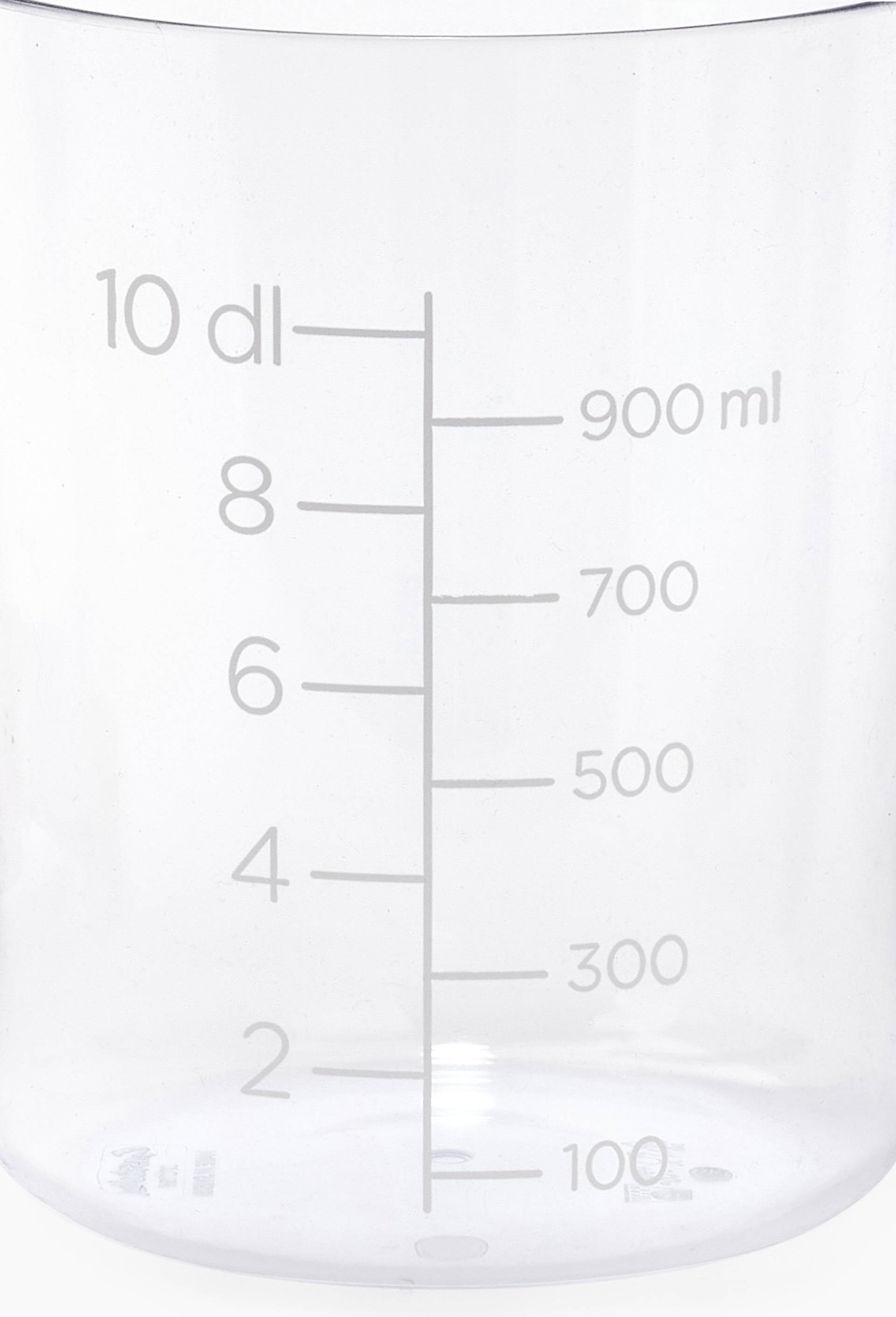 Verre mesureur, 17cm, Transparent, large image number 1
