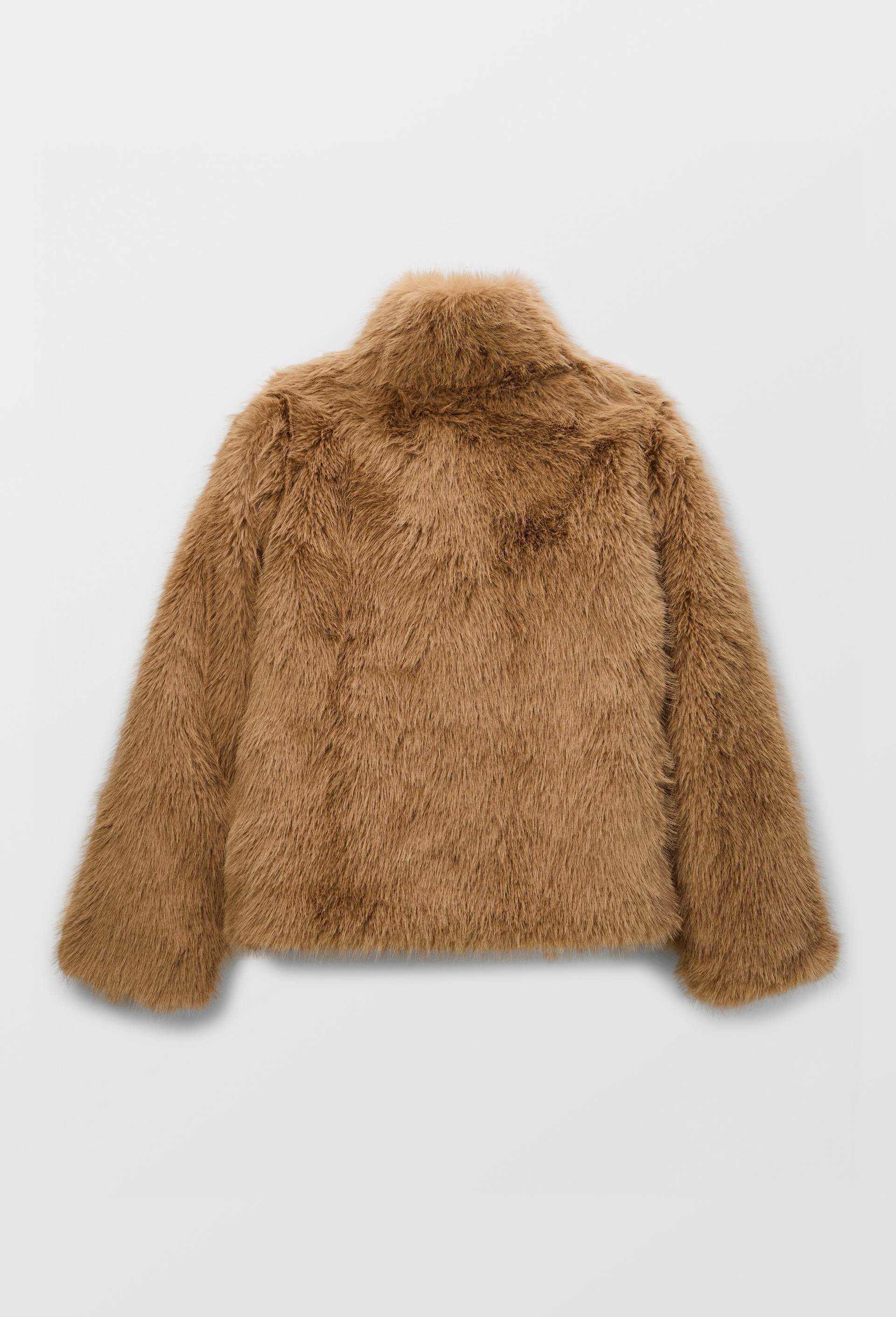 Manteau en fausse fourrure, Beige clair, large image number 4.0