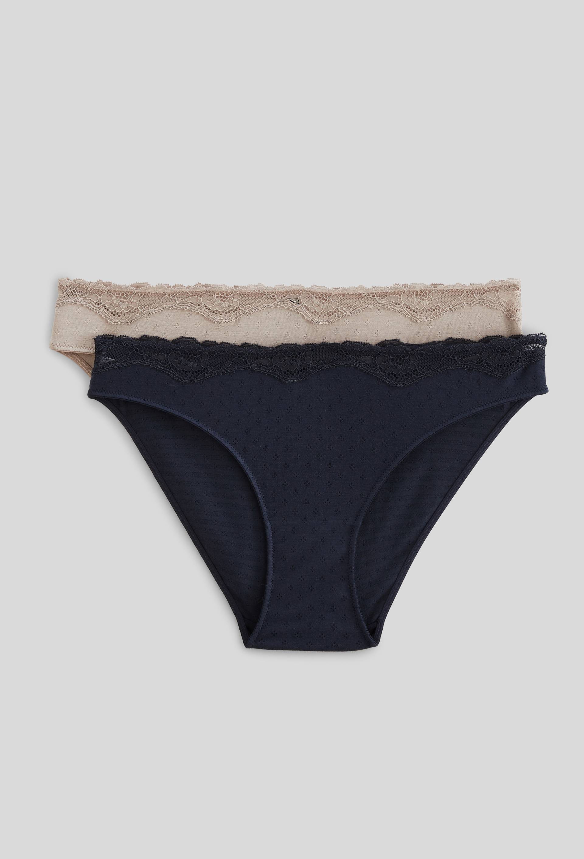 Lot de 2 culottes MALAURY en modal, Gris, large image number 0