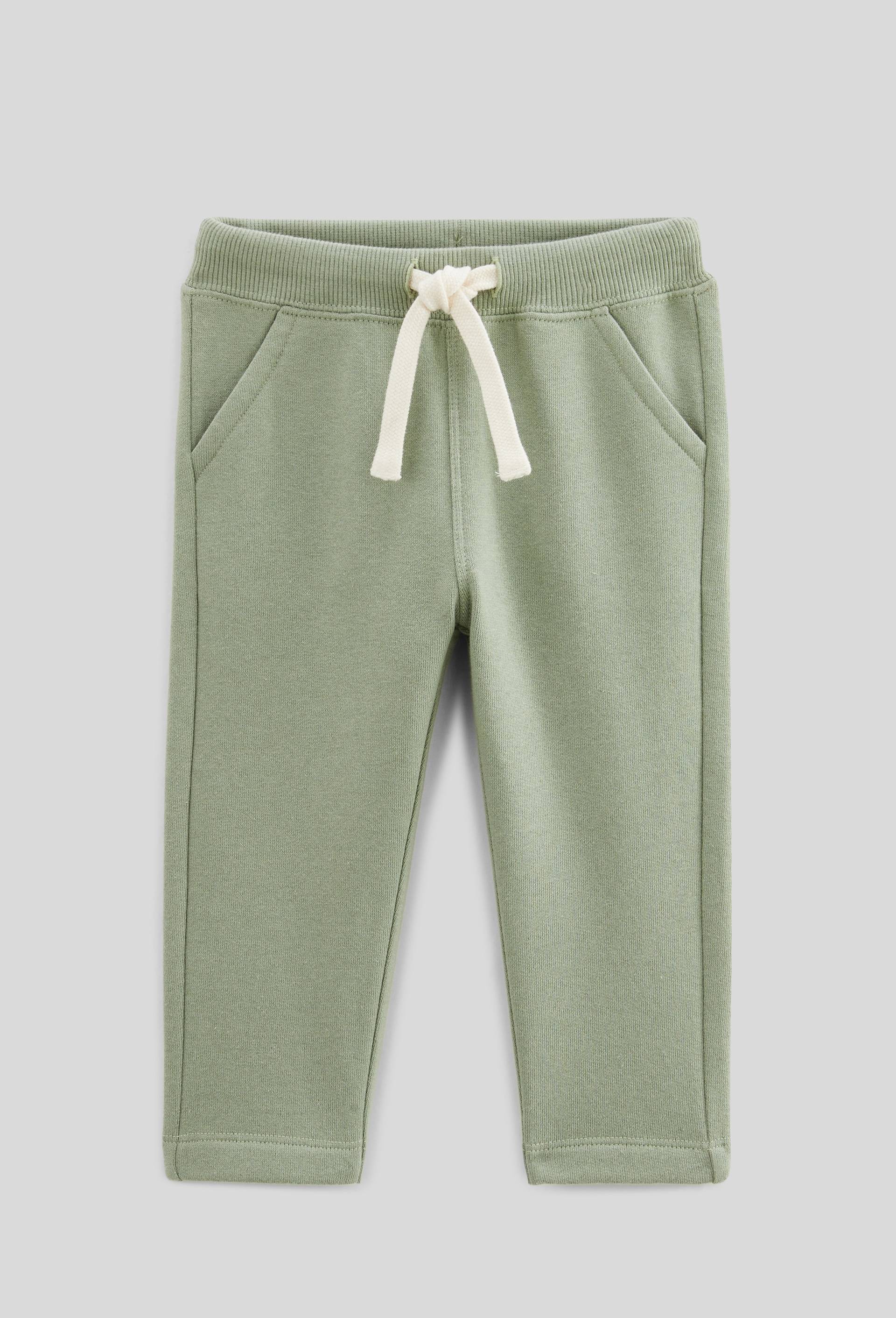 Jogging uni en molleton en coton BIO GOTS, Vert clair, large image number 0