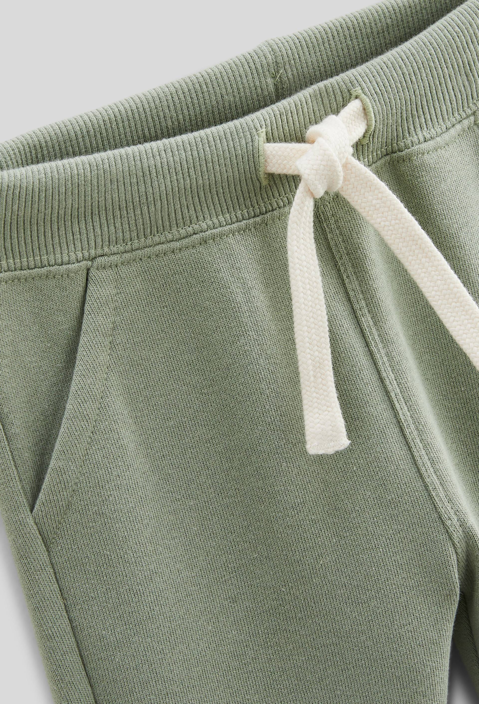 Jogging uni en molleton en coton BIO GOTS, Vert clair, large image number 2