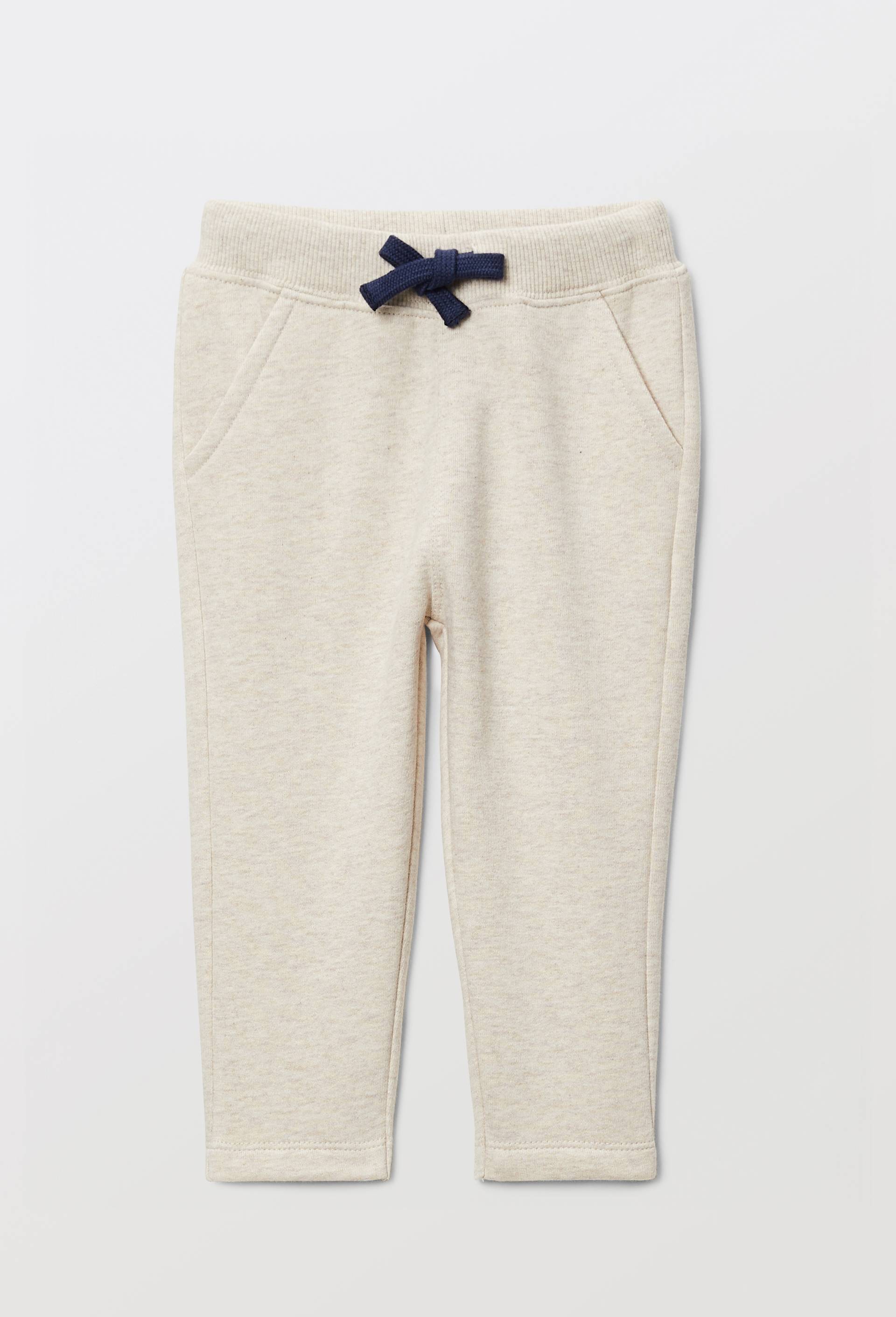 Jogging uni en molleton en coton BIO GOTS, Beige, large image number 0.0