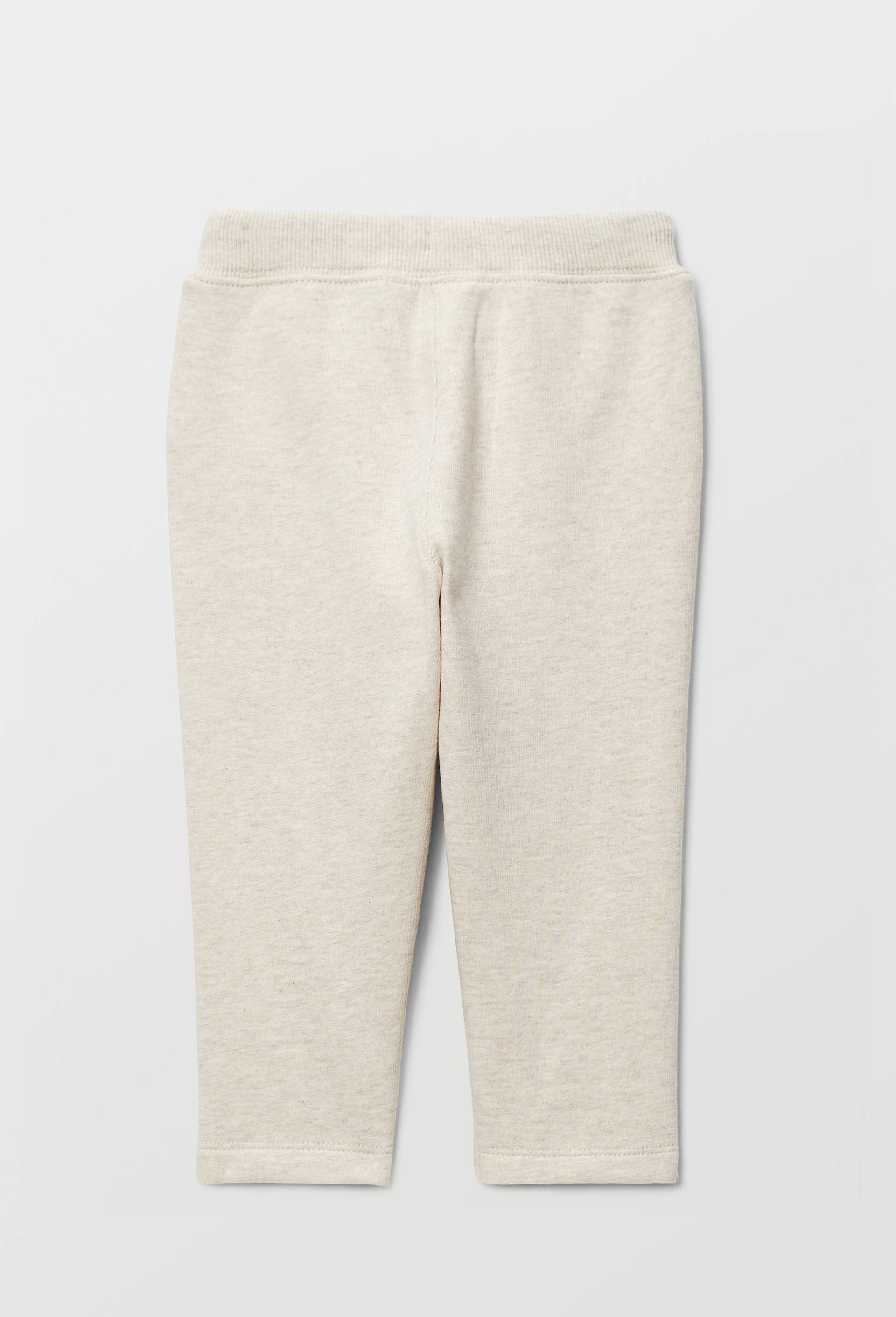 Jogging uni en molleton en coton BIO GOTS, Beige, large image number 2.0