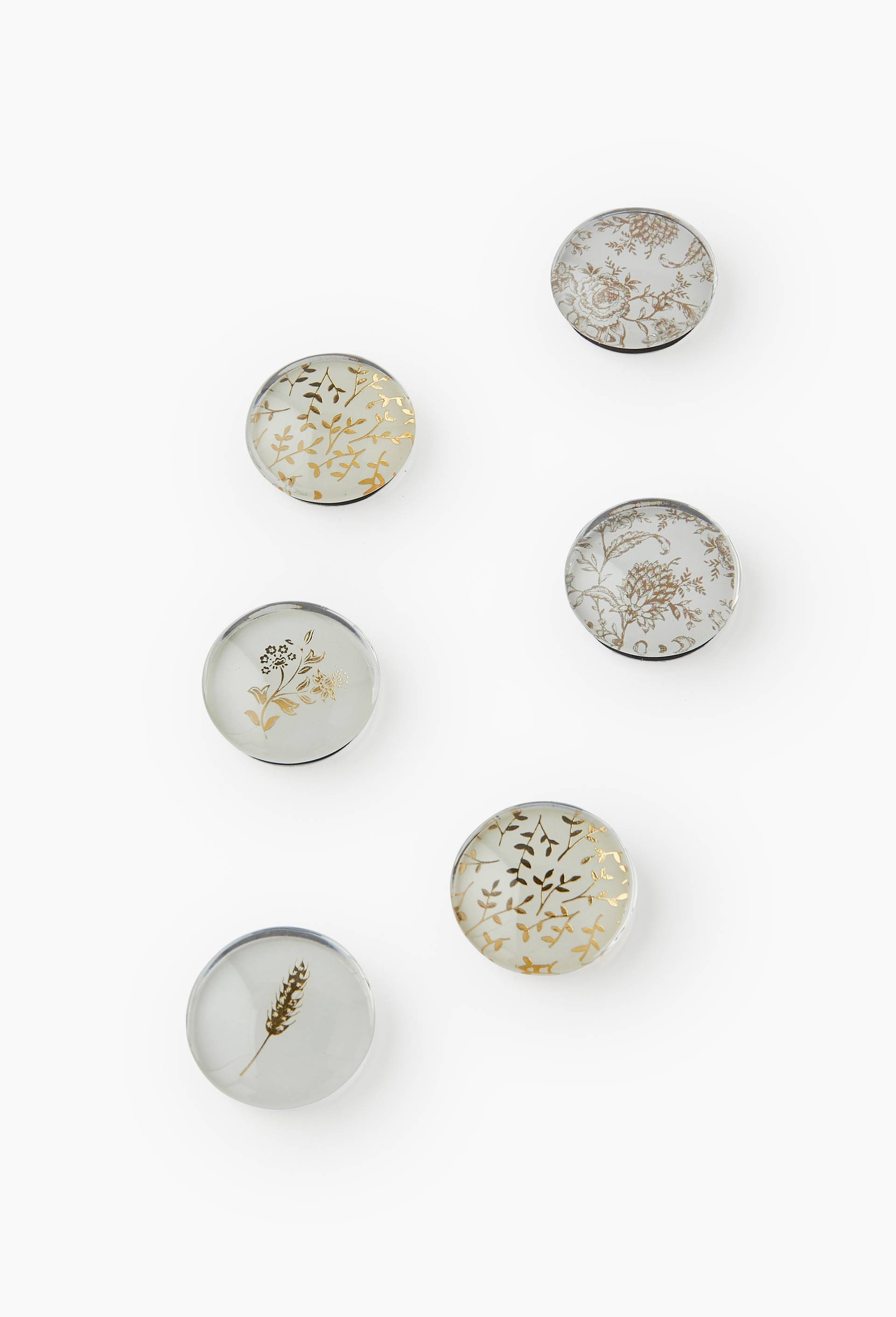 Lot de 6 magnets, Ecru, large image number 1
