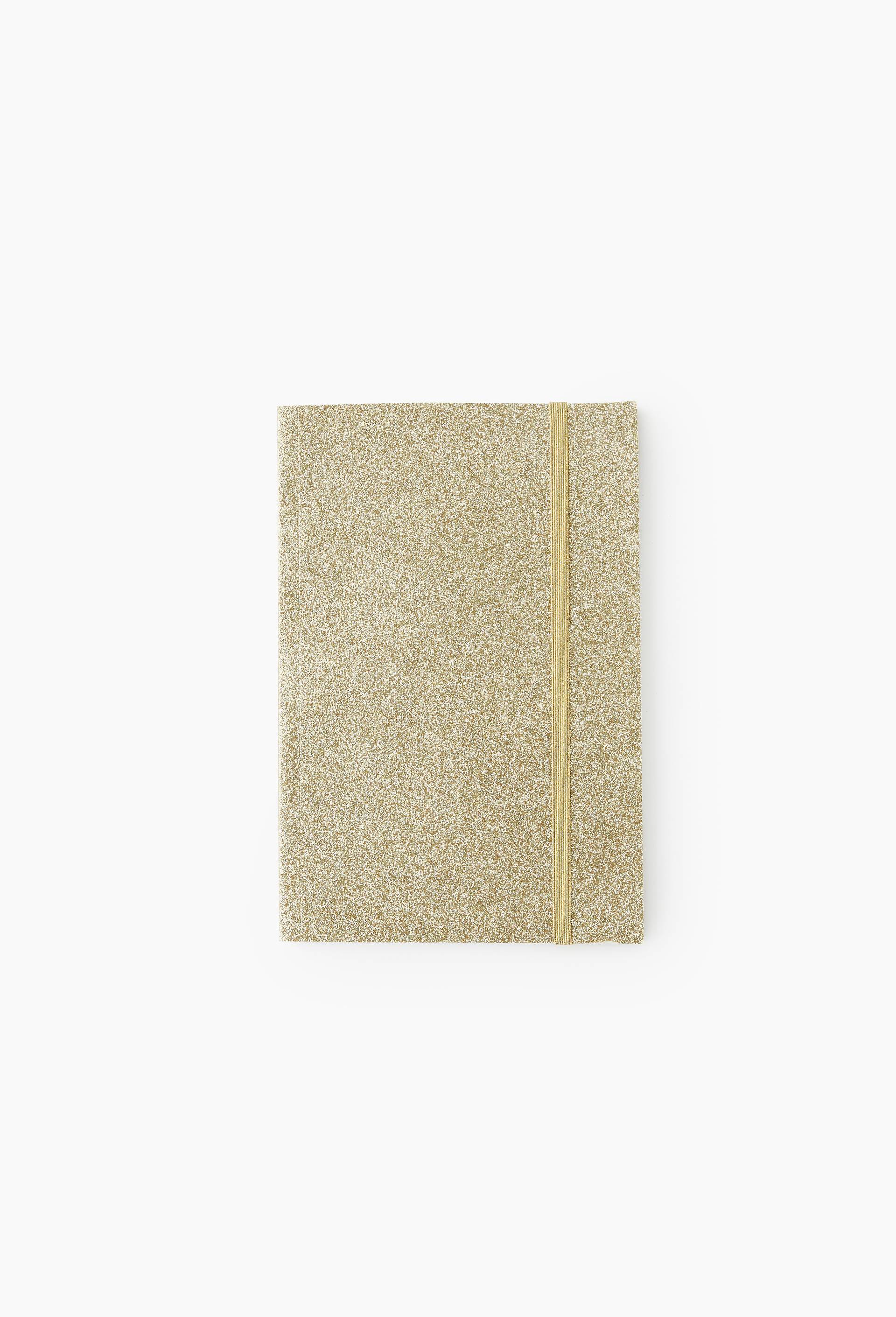 Carnet A5 lign&eacute;, 80 pages, Or, large image number 0