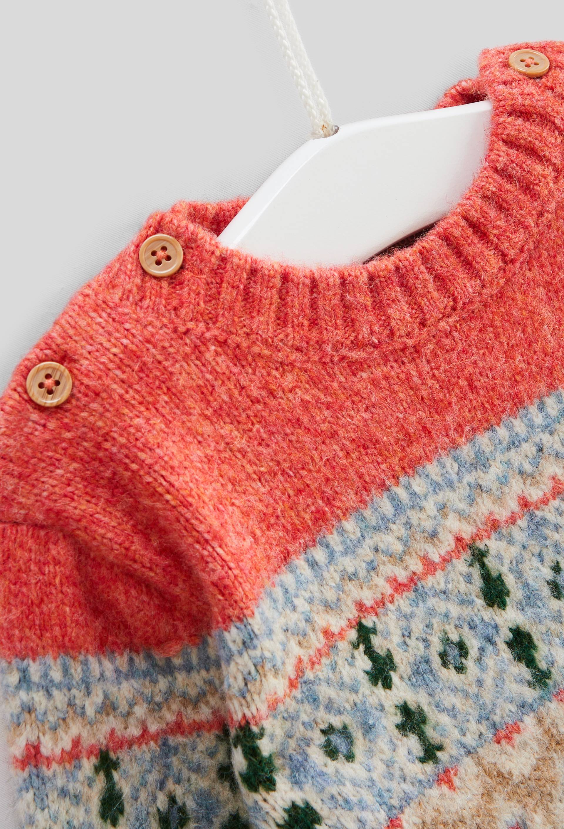 Pull  jacquard, Beige, large image number 2