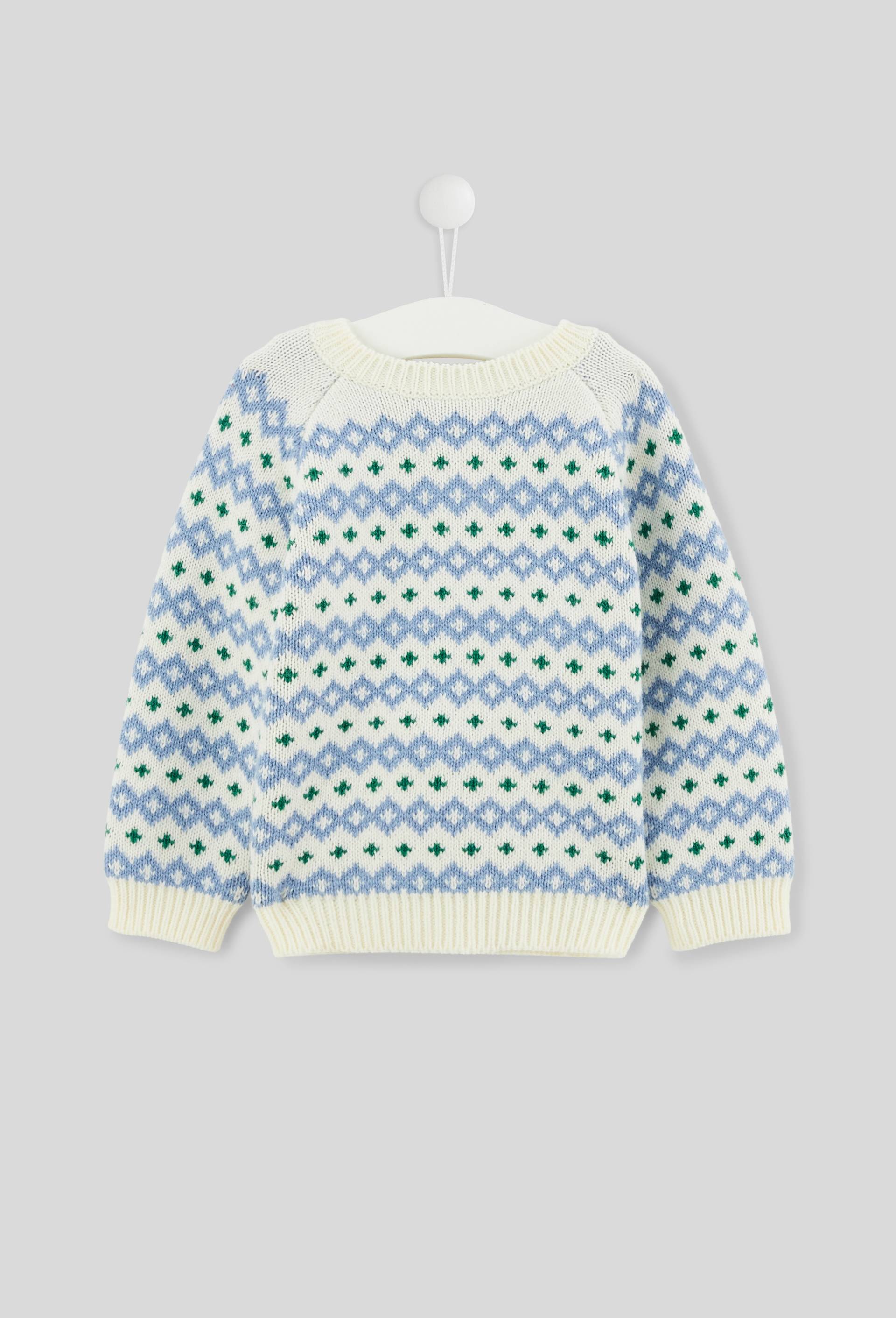 Pull jacquard, BLEU, large image number 0