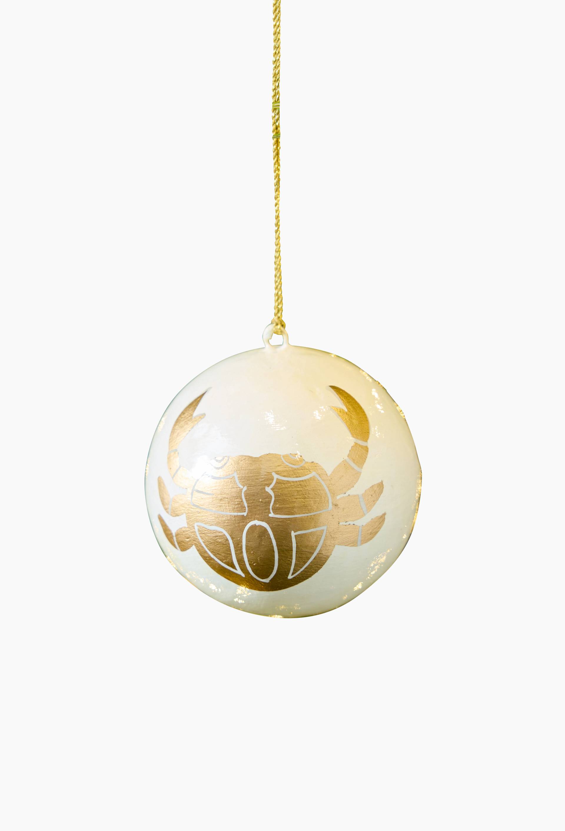Boule de no&euml;l en papier m&acirc;ch&eacute; recycl&eacute;, diam&egrave;tre 7cm, Vincent Darr&eacute; x Monoprix, Multicolore, large image number 1.0