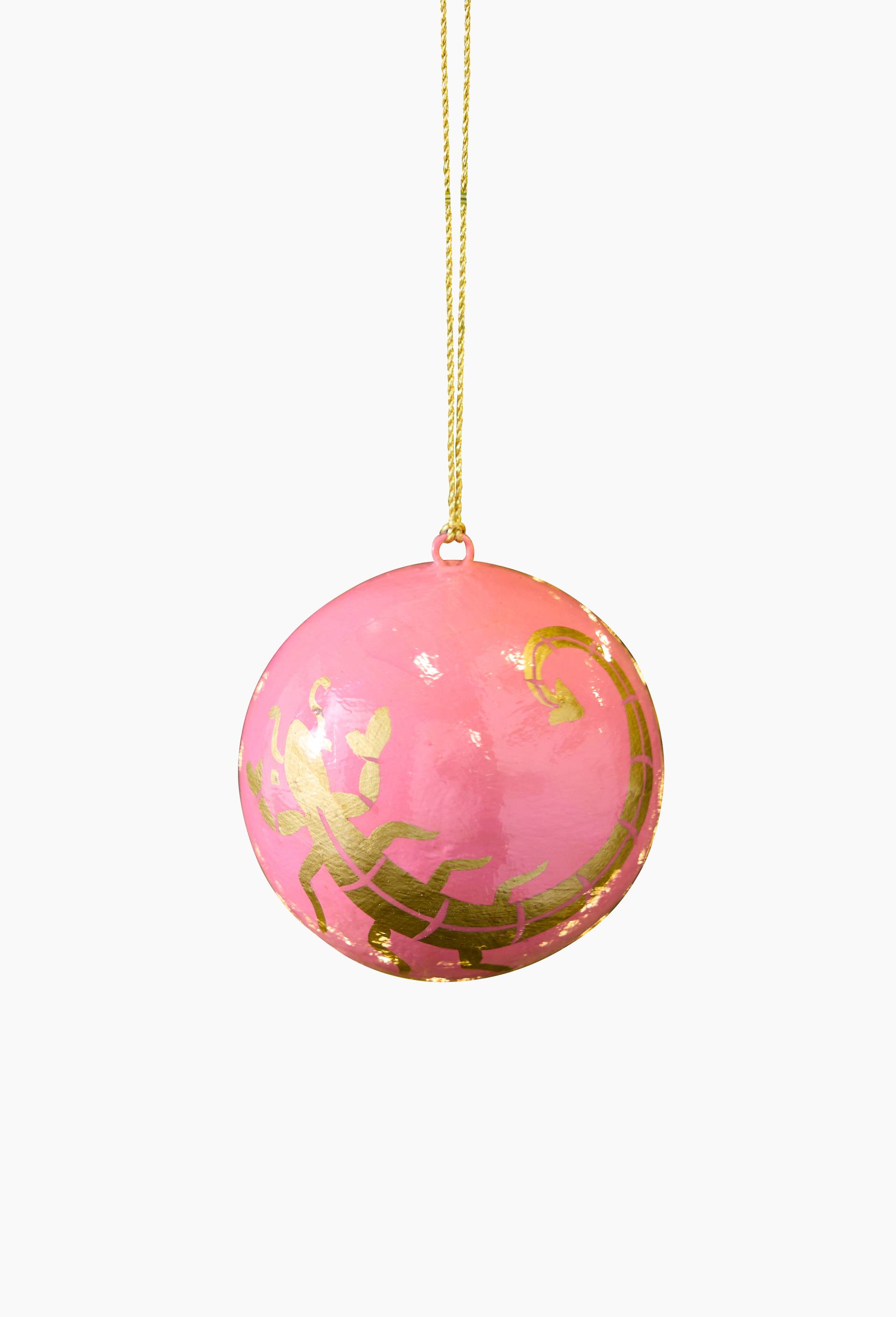 Boule de no&euml;l en papier m&acirc;ch&eacute; recycl&eacute;, diam&egrave;tre 7cm, Vincent Darr&eacute; x Monoprix, Multicolore, large image number 1