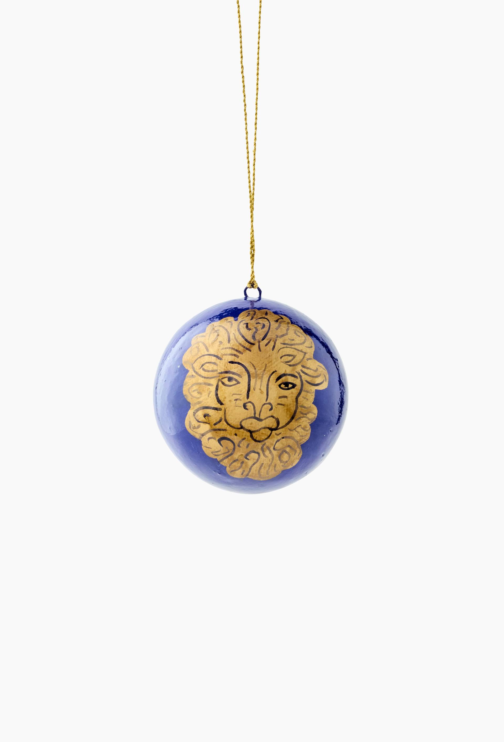 Boule de no&euml;l en papier m&acirc;ch&eacute; recycl&eacute;, diam&egrave;tre 7cm, Vincent Darr&eacute; x Monoprix, Multicolore, large image number 0