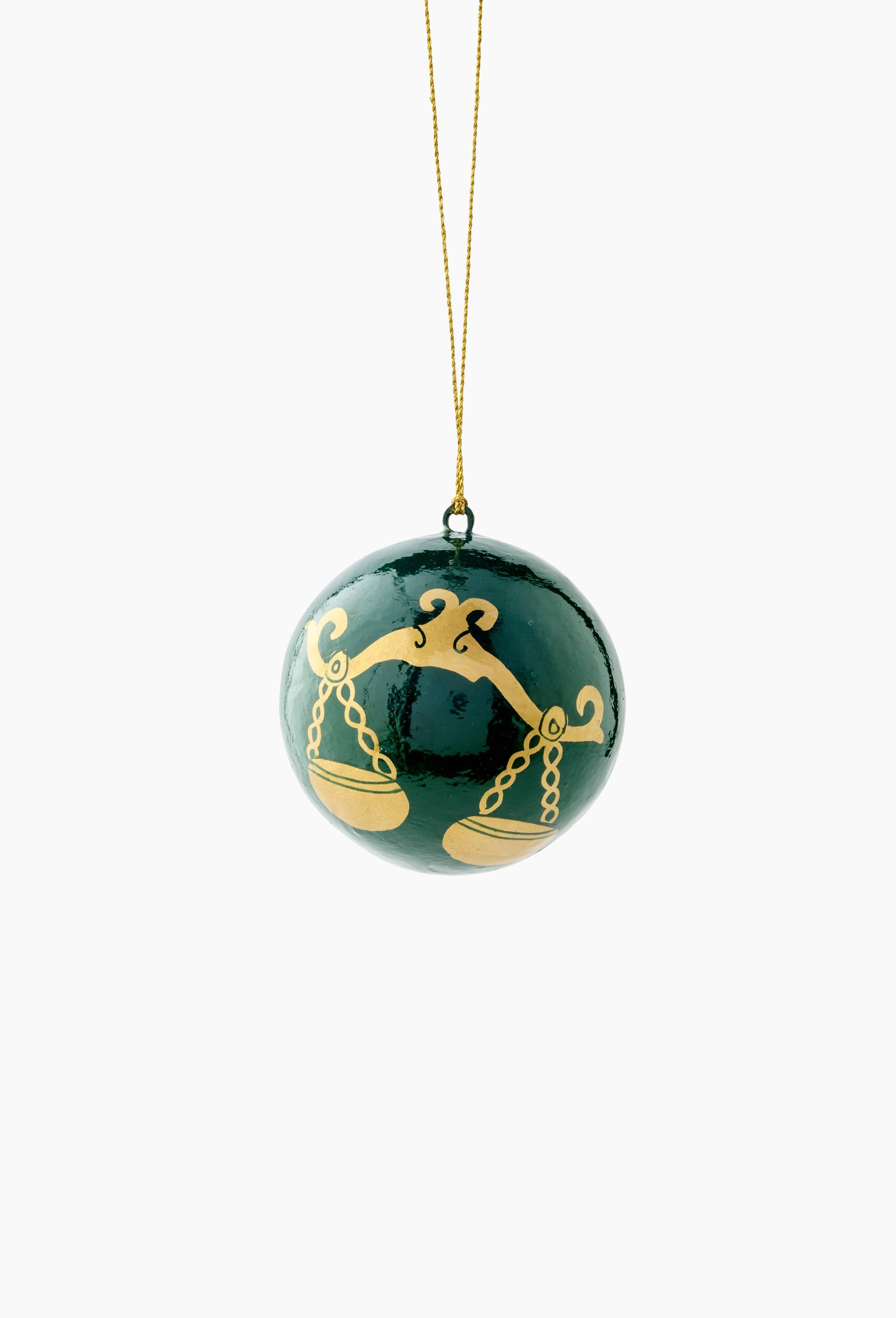 Boule de no&euml;l en papier m&acirc;ch&eacute; recycl&eacute;, diam&egrave;tre 7cm, Vincent Darr&eacute; x Monoprix, Multicolore, large image number 0